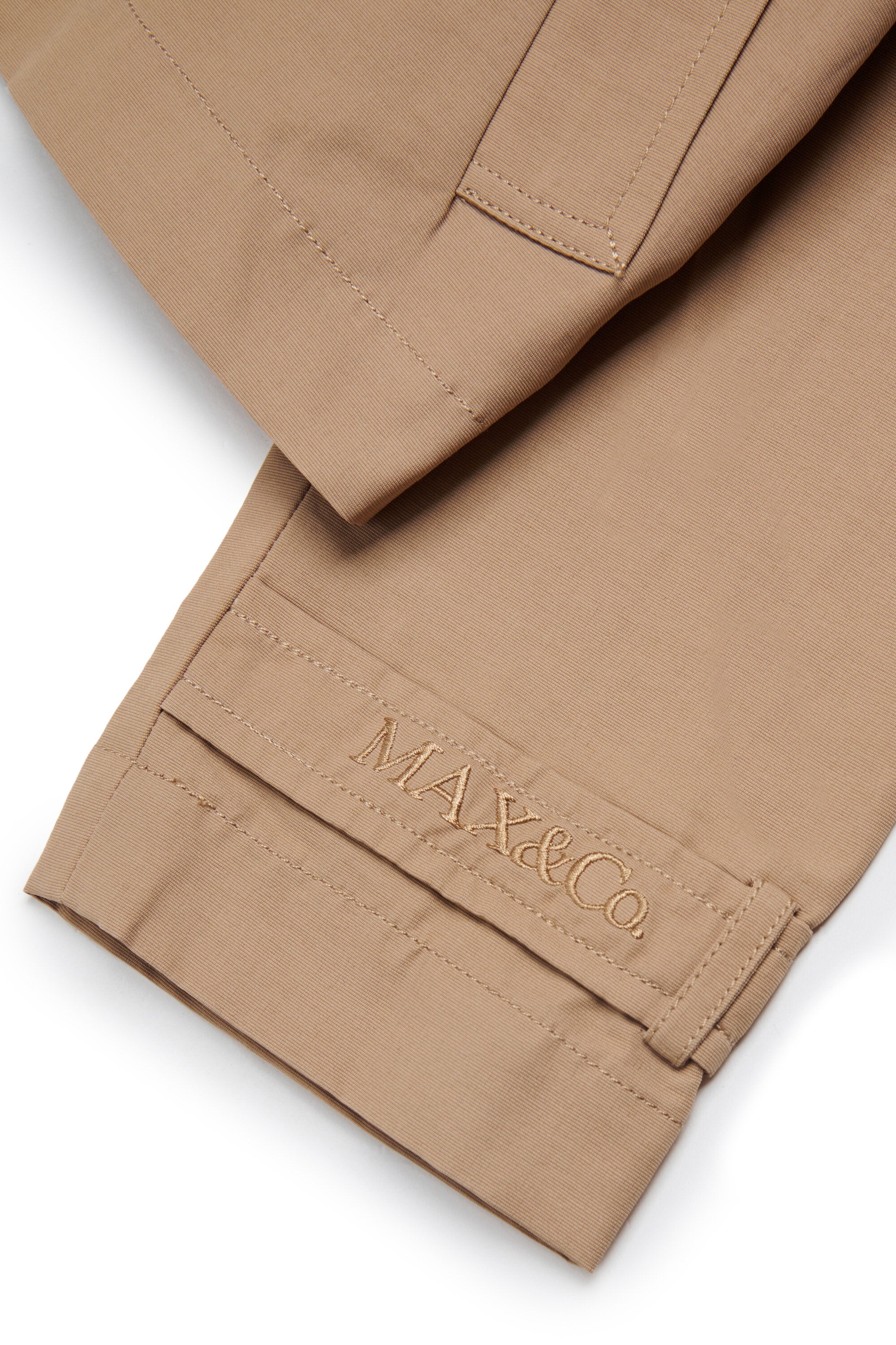 Double-breasted jacket with logo