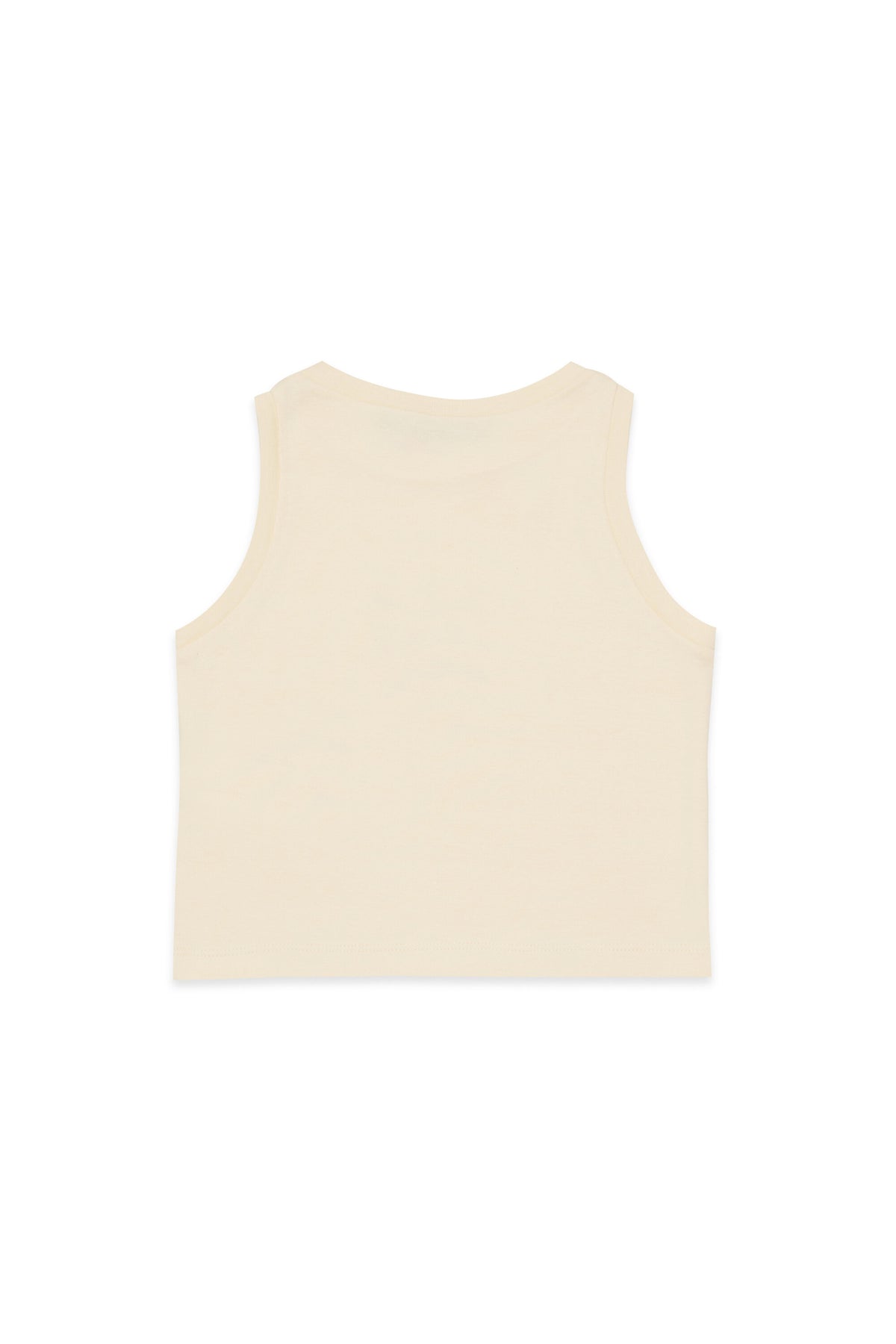 Sleeveless T-shirt with logo