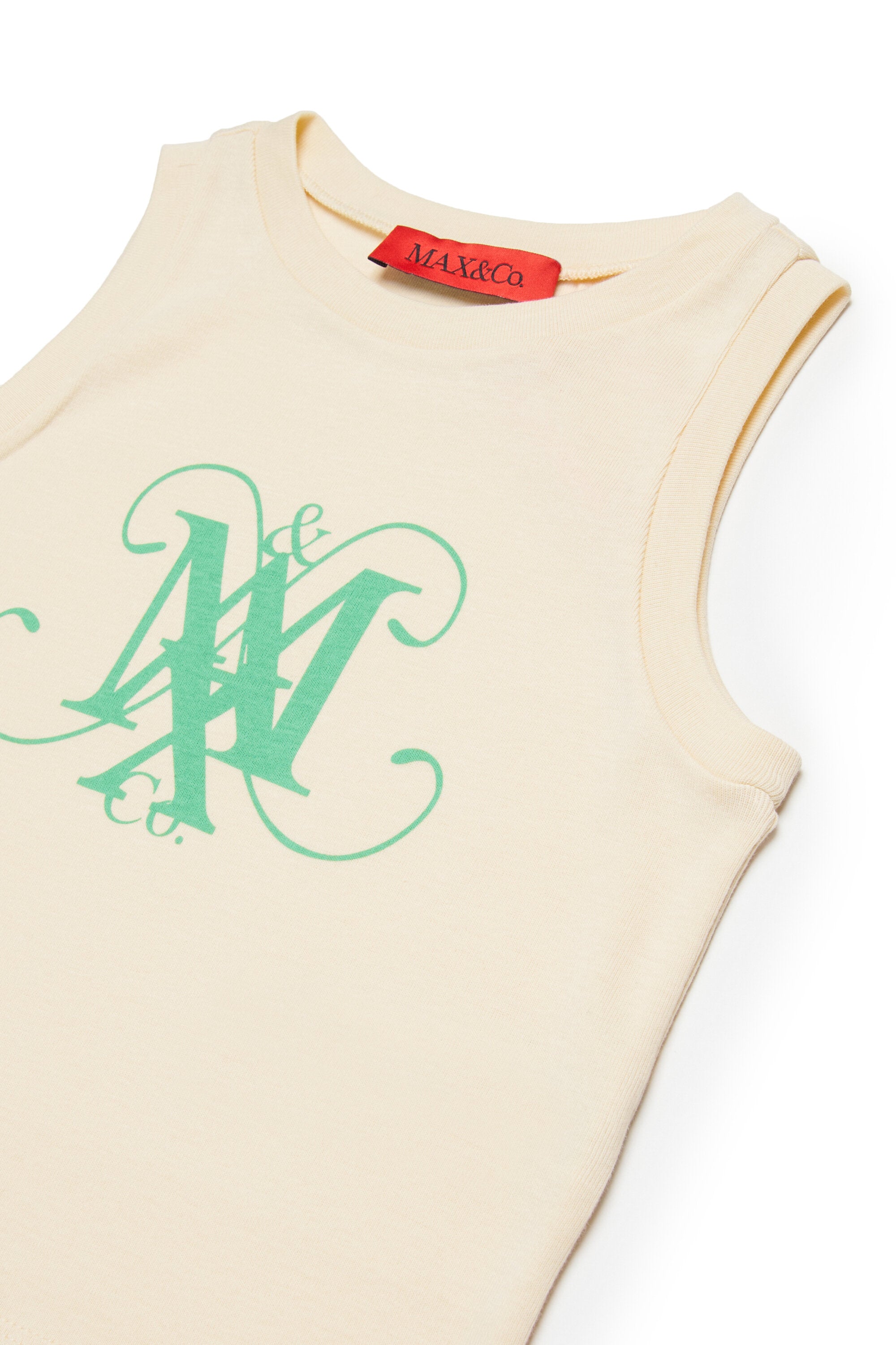 Camiseta sin mangas con logo