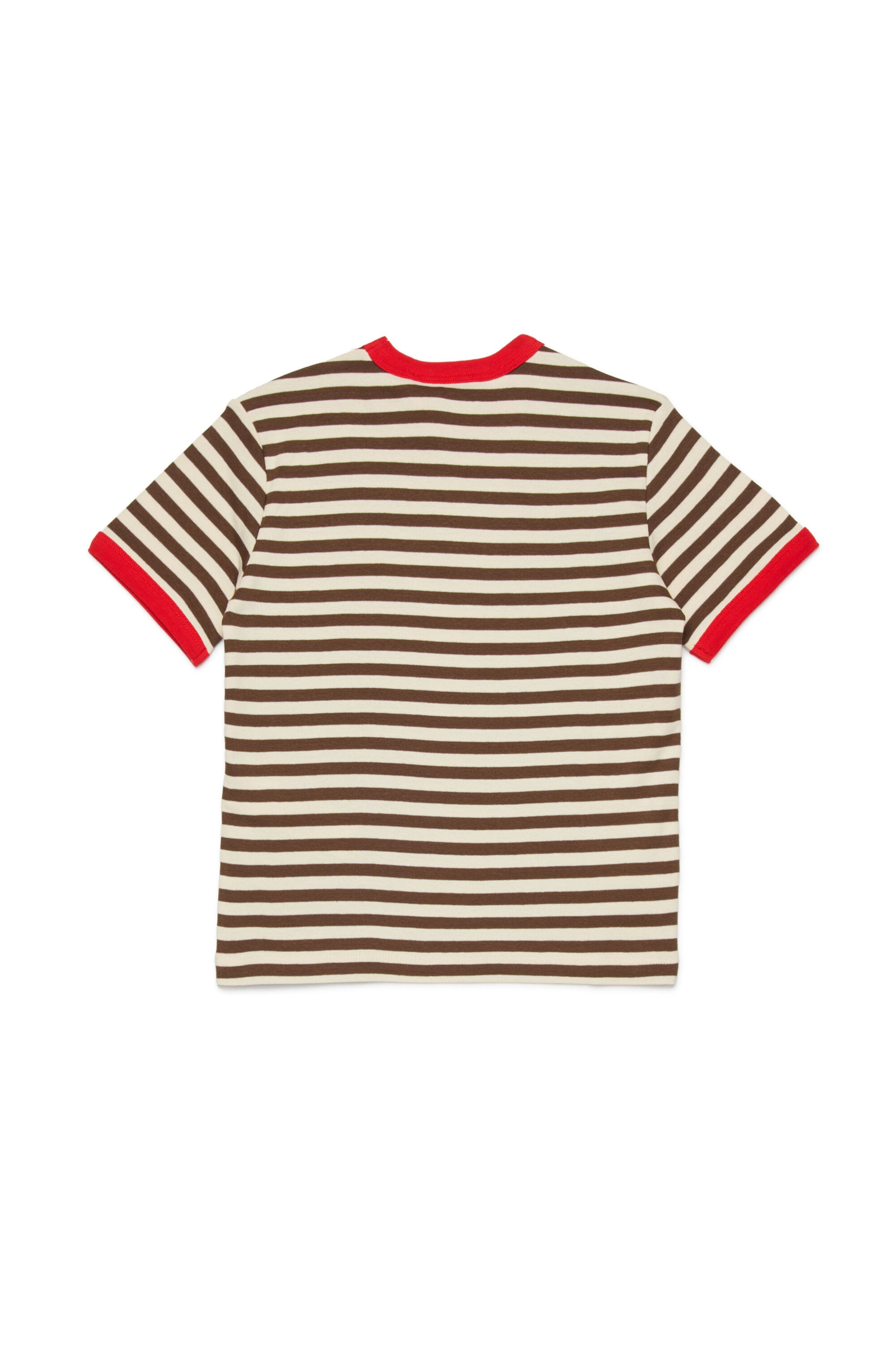 Camiseta de rayas con logo