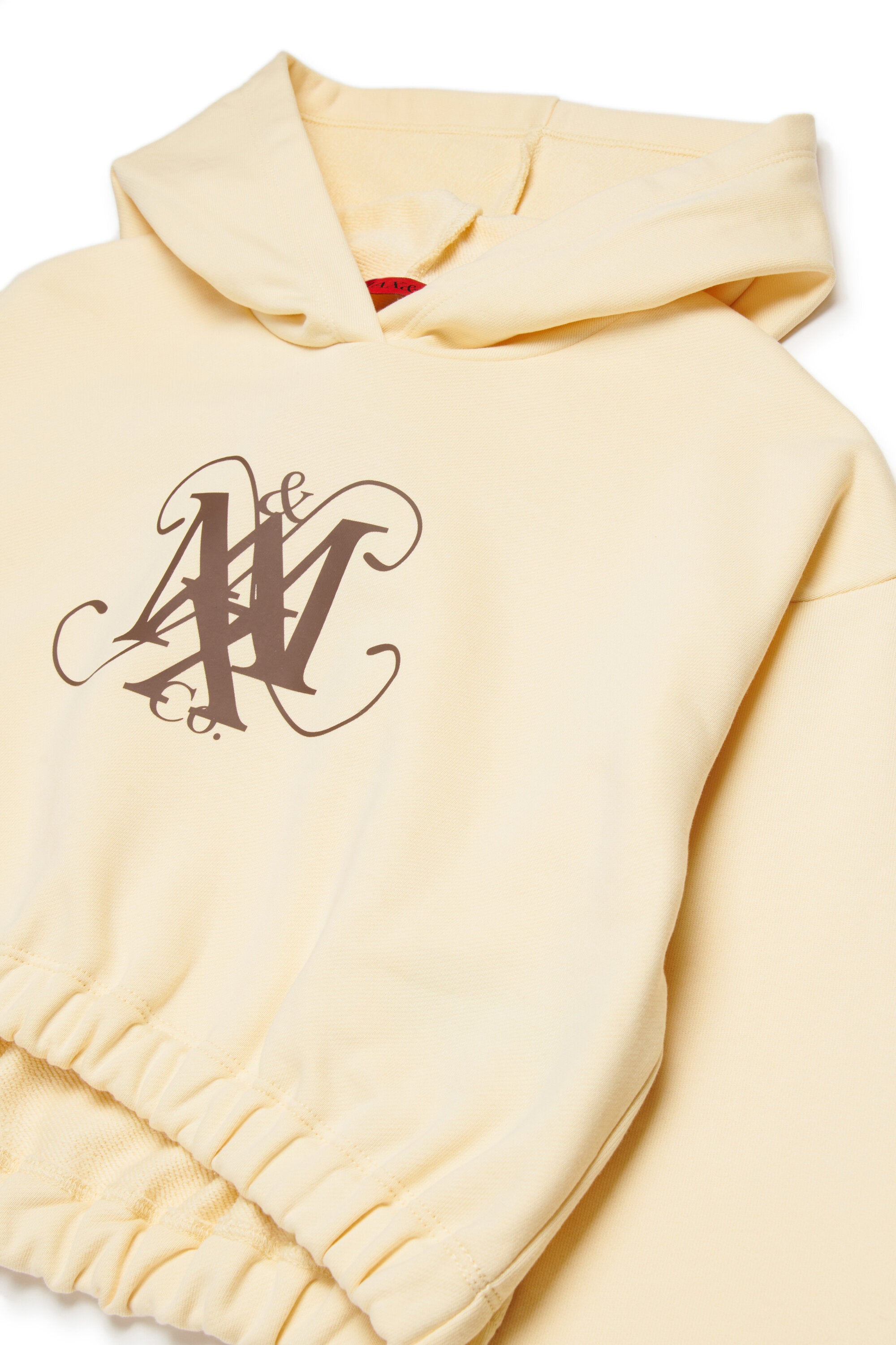 Hooded sweatshirt with monogram logo