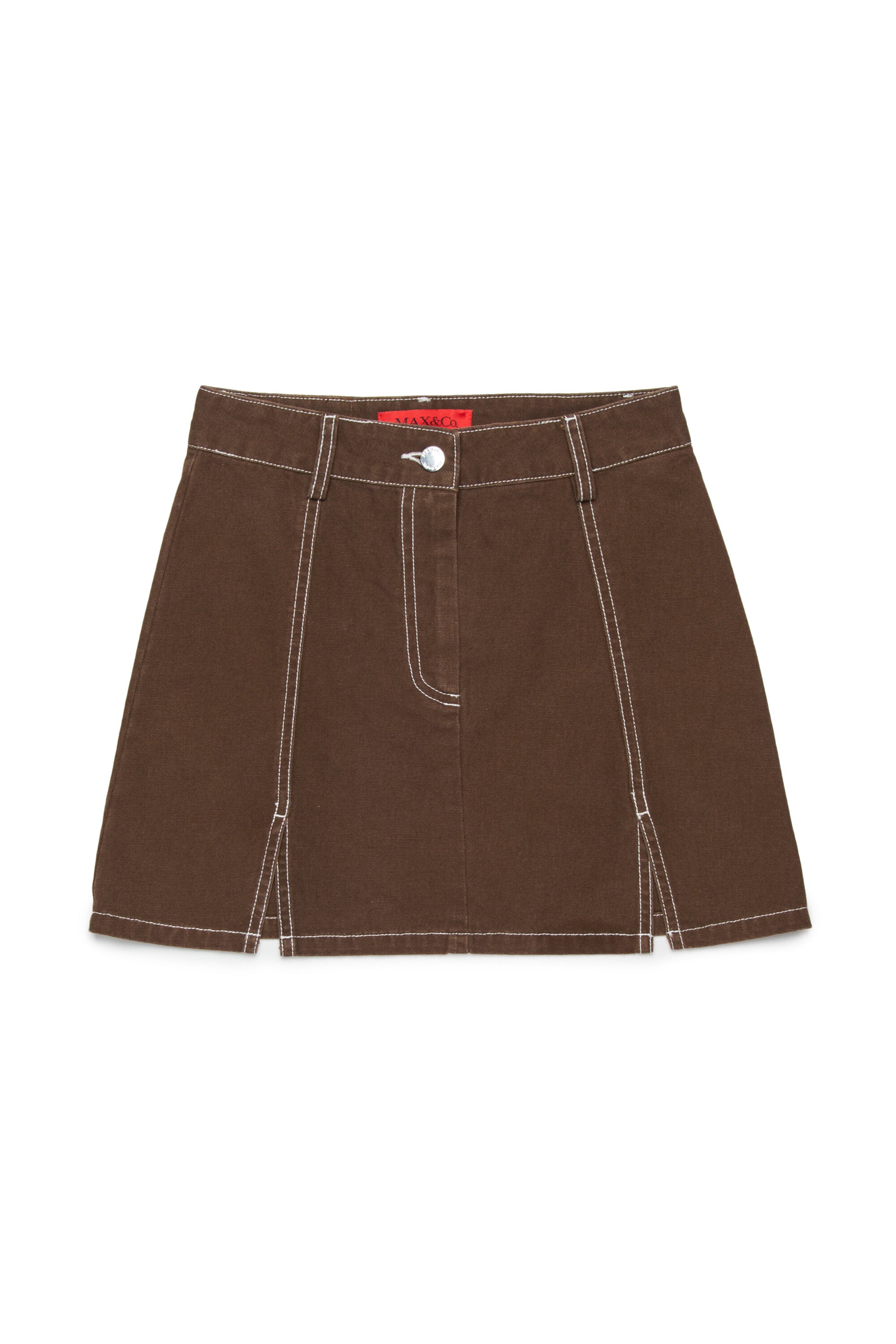 Falda corta con logo