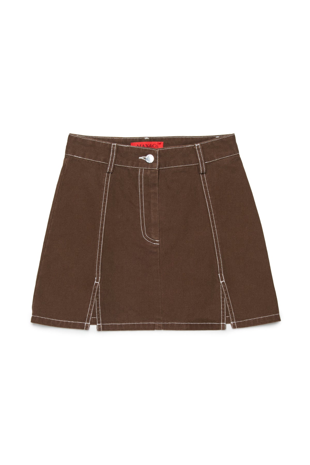 Short skirt with logo