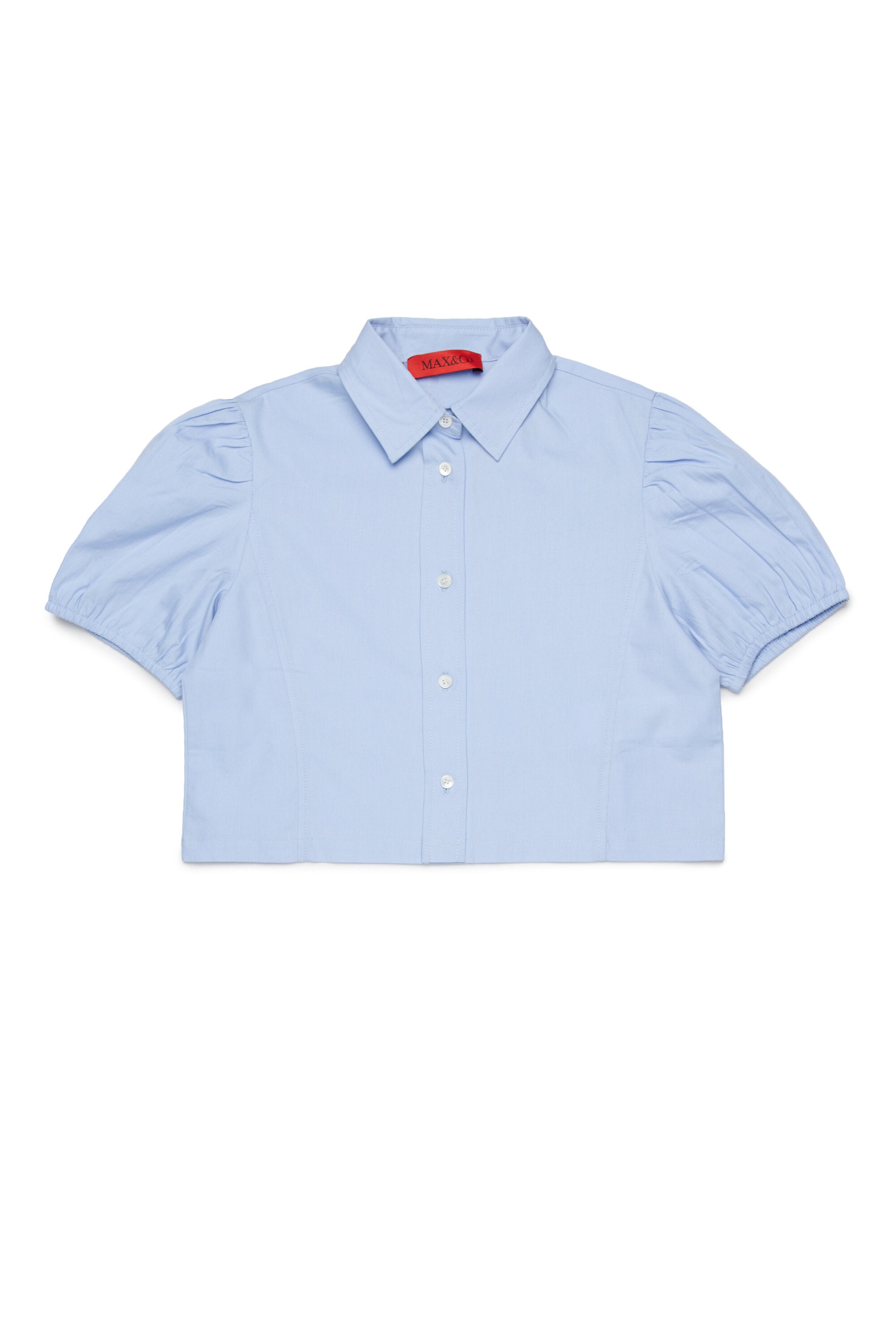 Short-sleeved shirt with logo