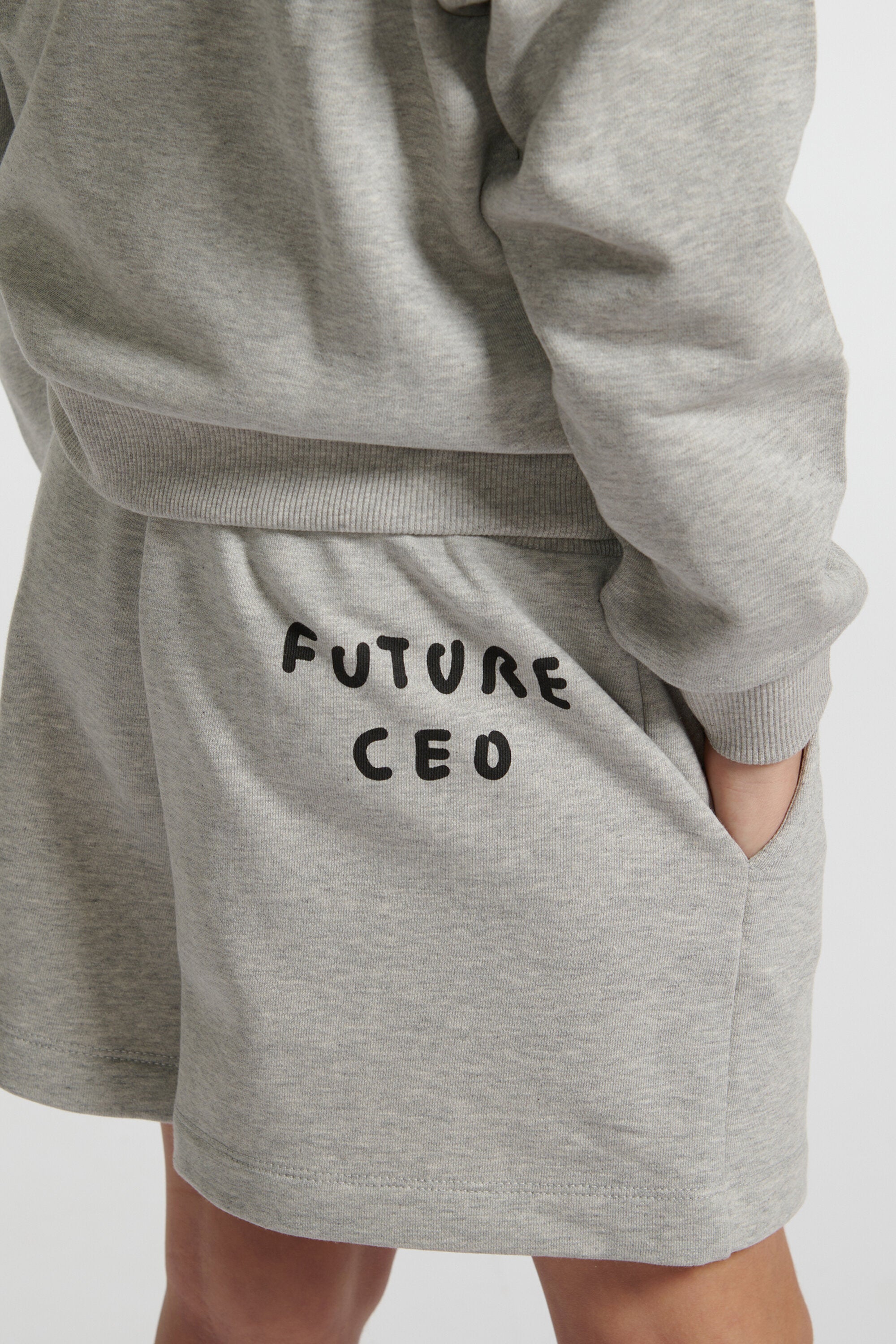 Shorts de felpa con logo