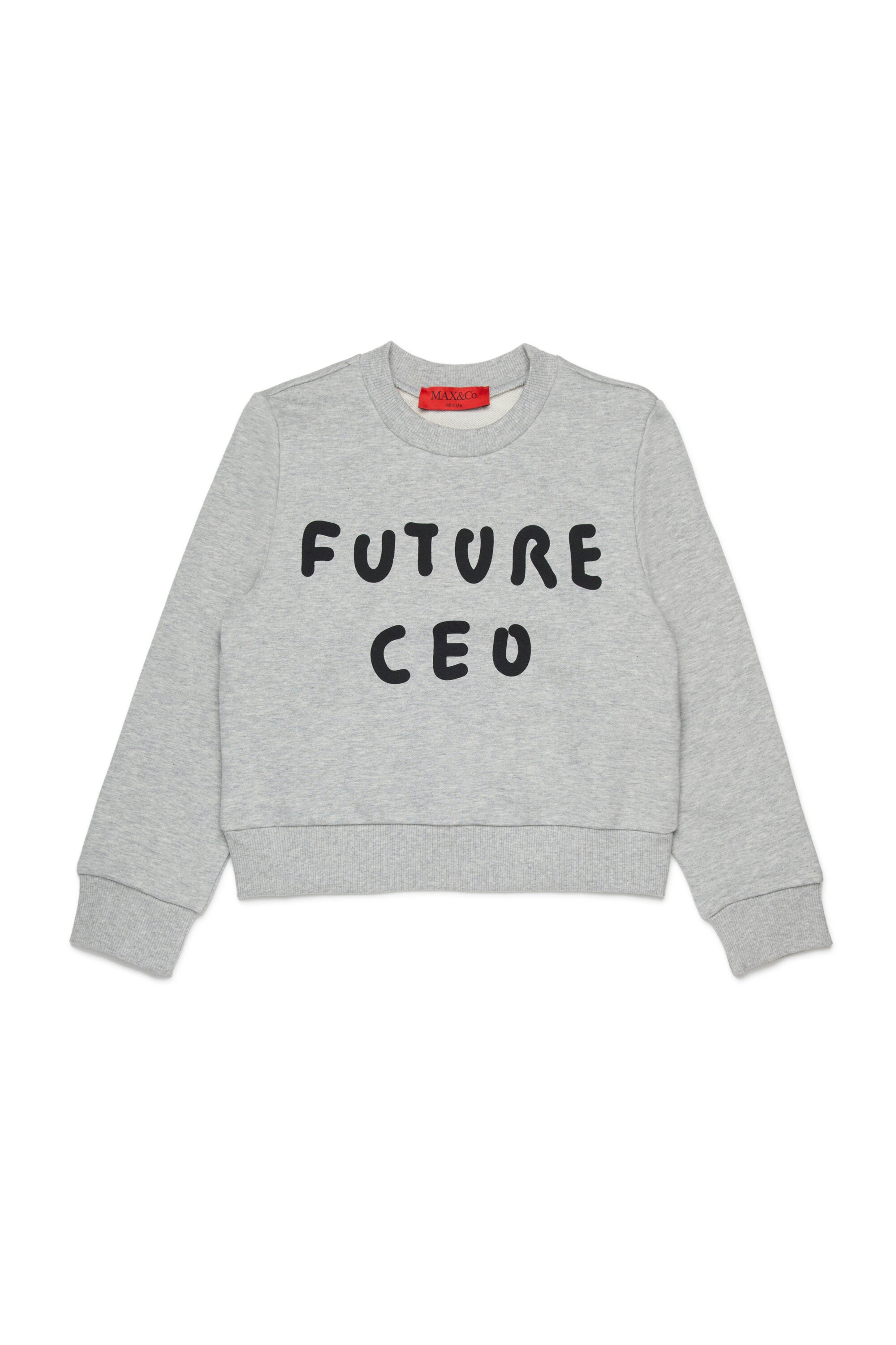 Sudadera de cuello redondo con logo estampado