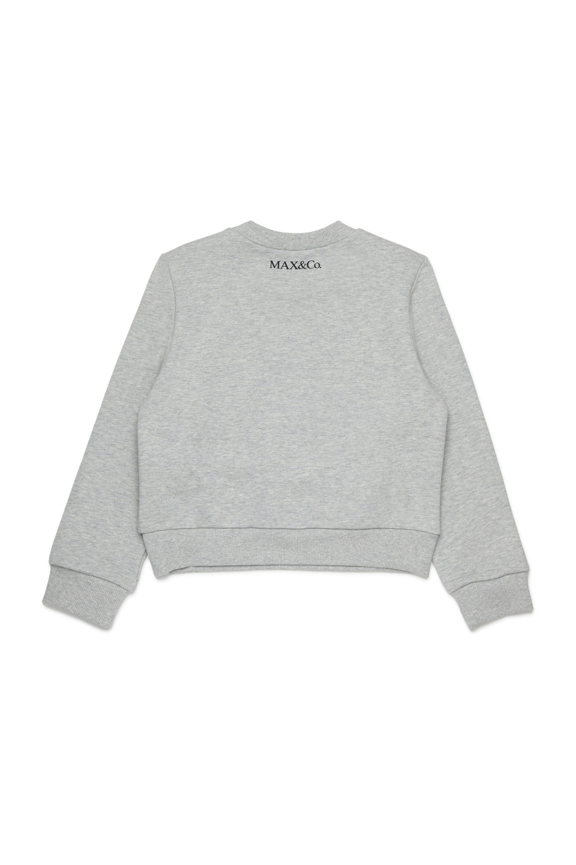 Sudadera de cuello redondo con logo estampado