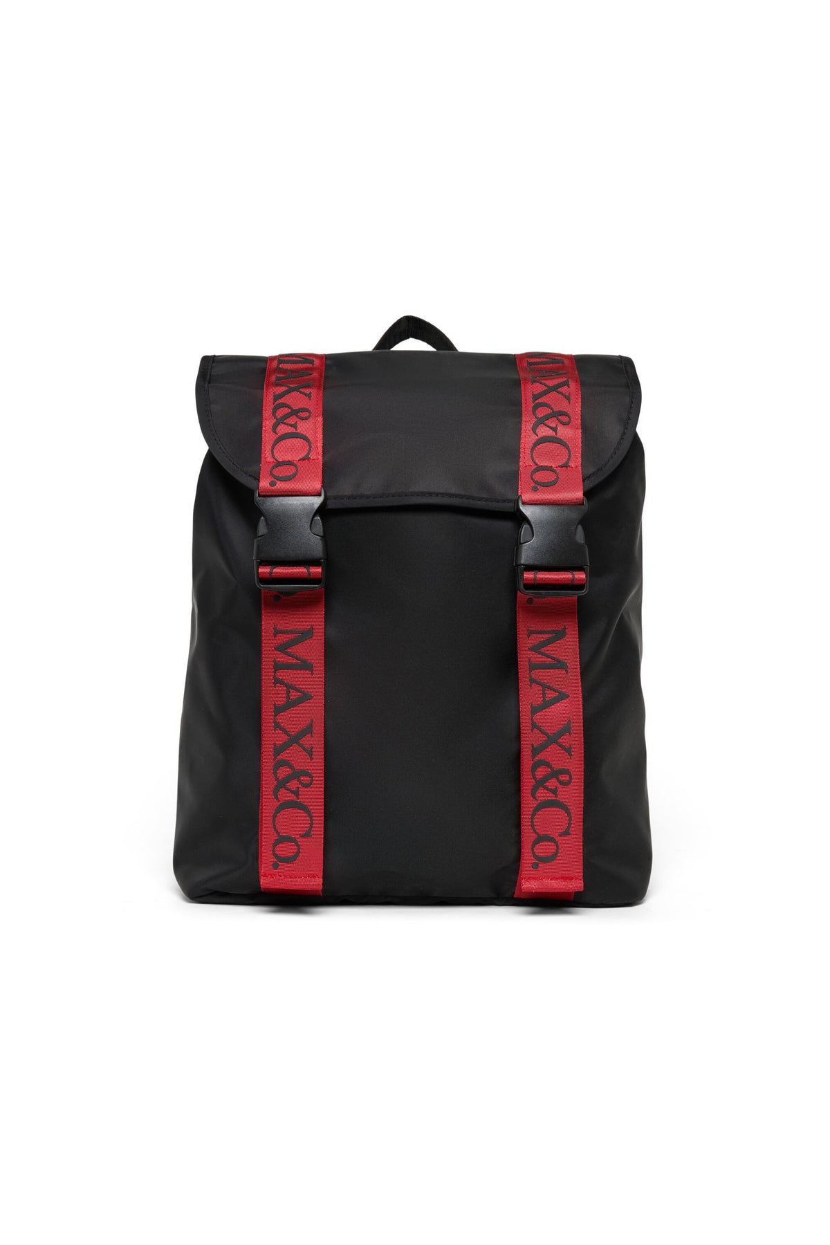 Mochila con maxi logo delantero