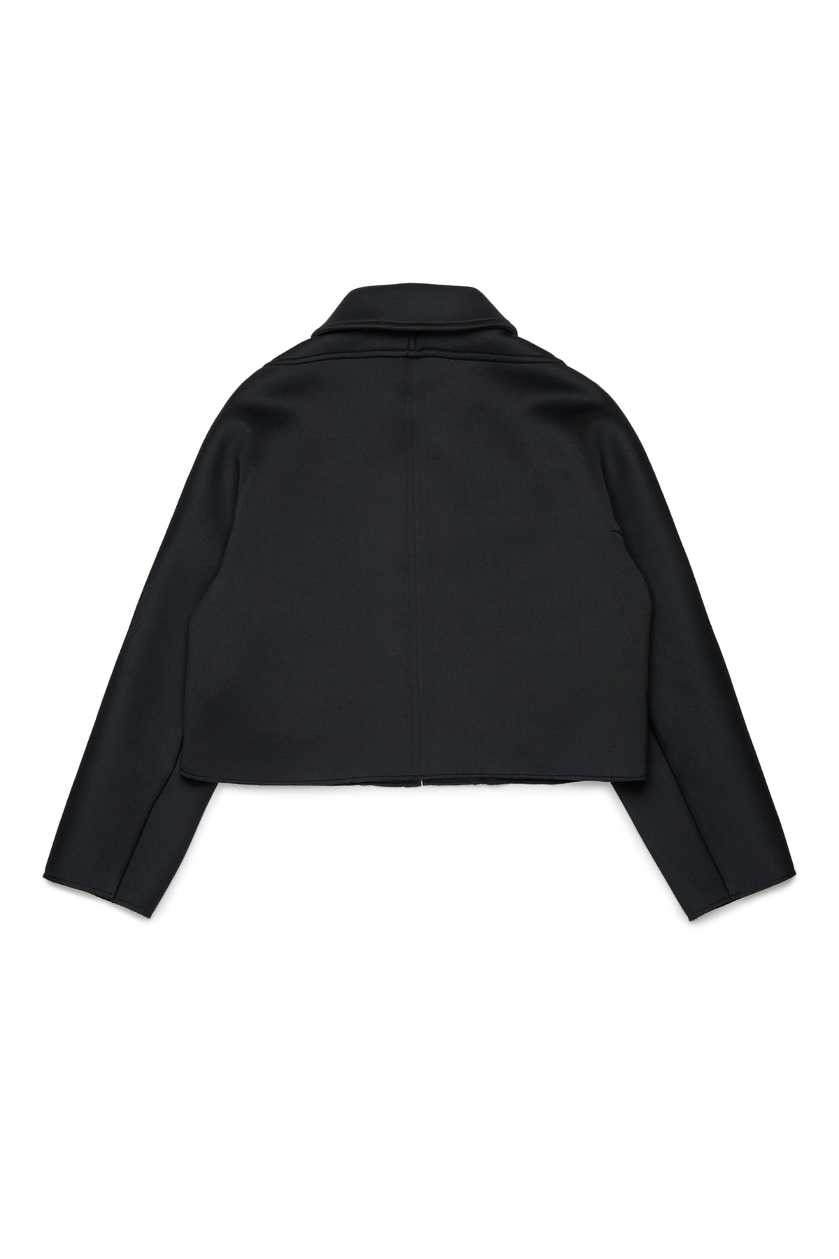 Chaqueta corta con logo estampado