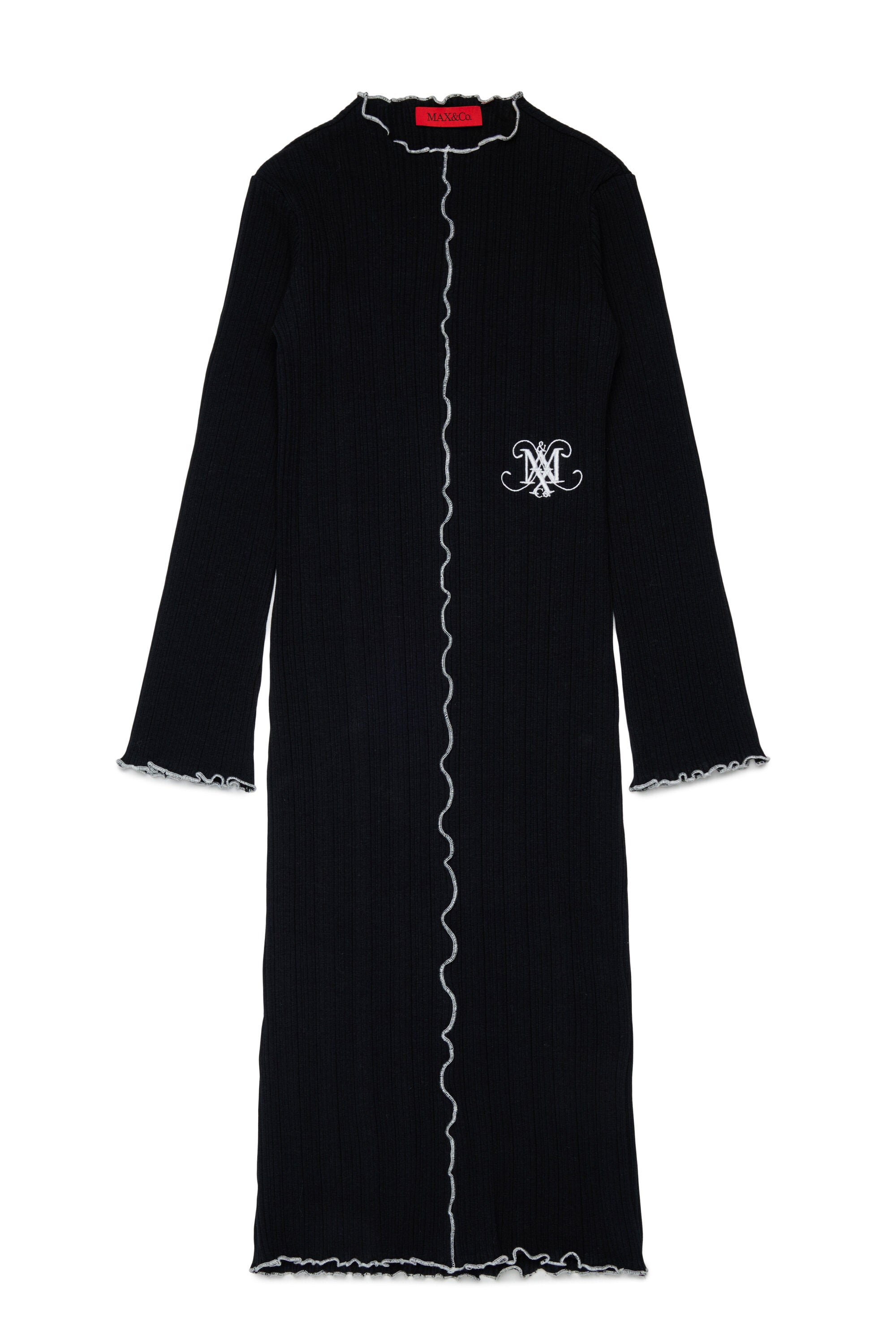 Midi dress with logo