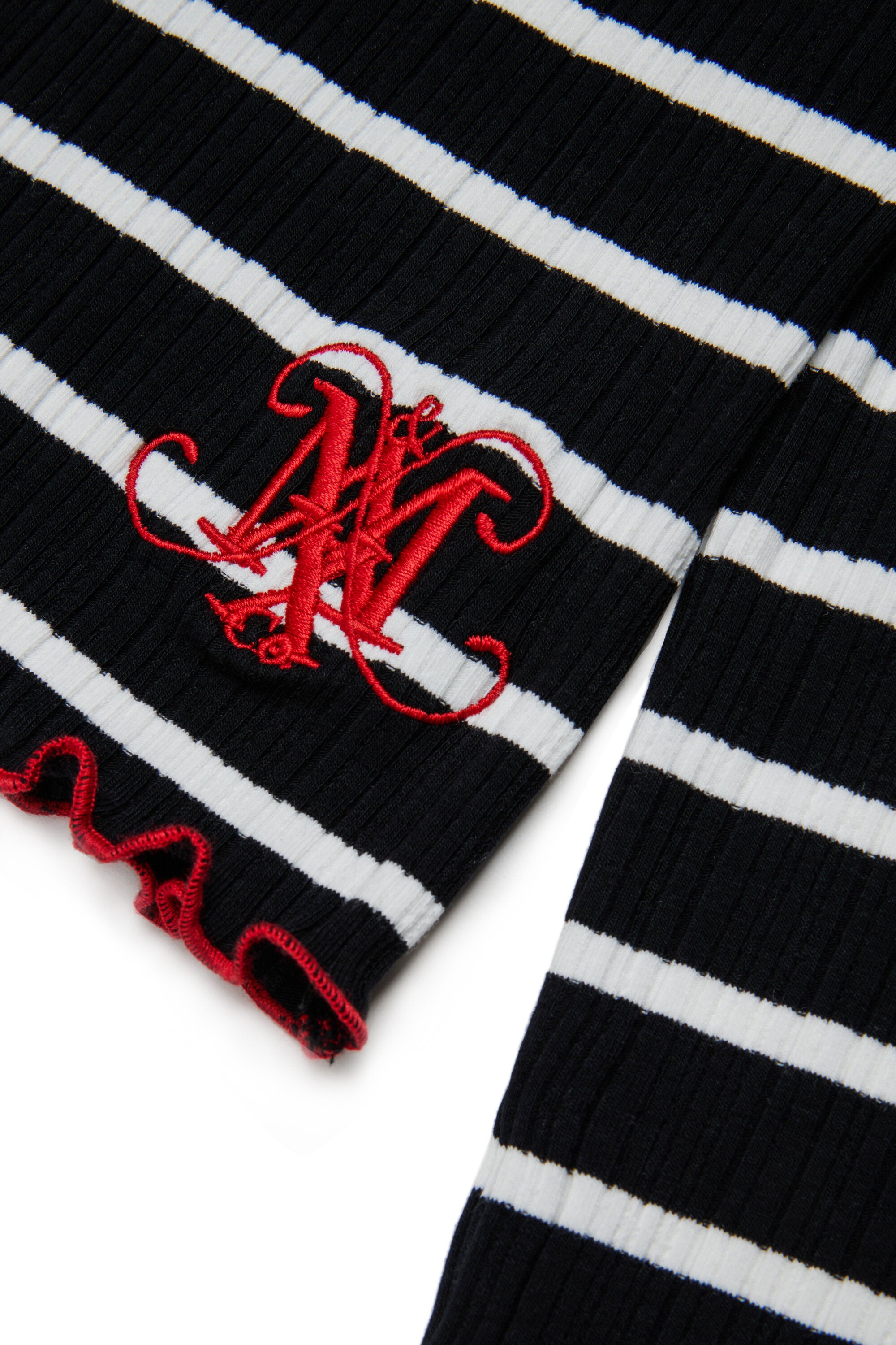 Camiseta de rayas con logo