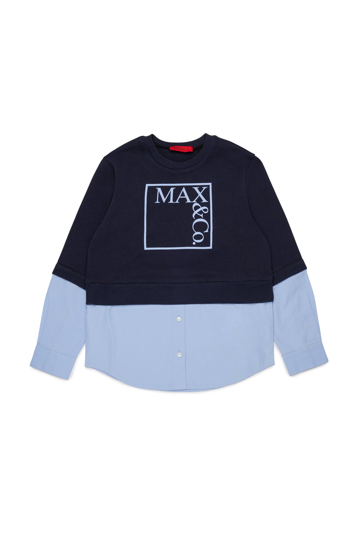 Sudadera de cuello redondo con logo