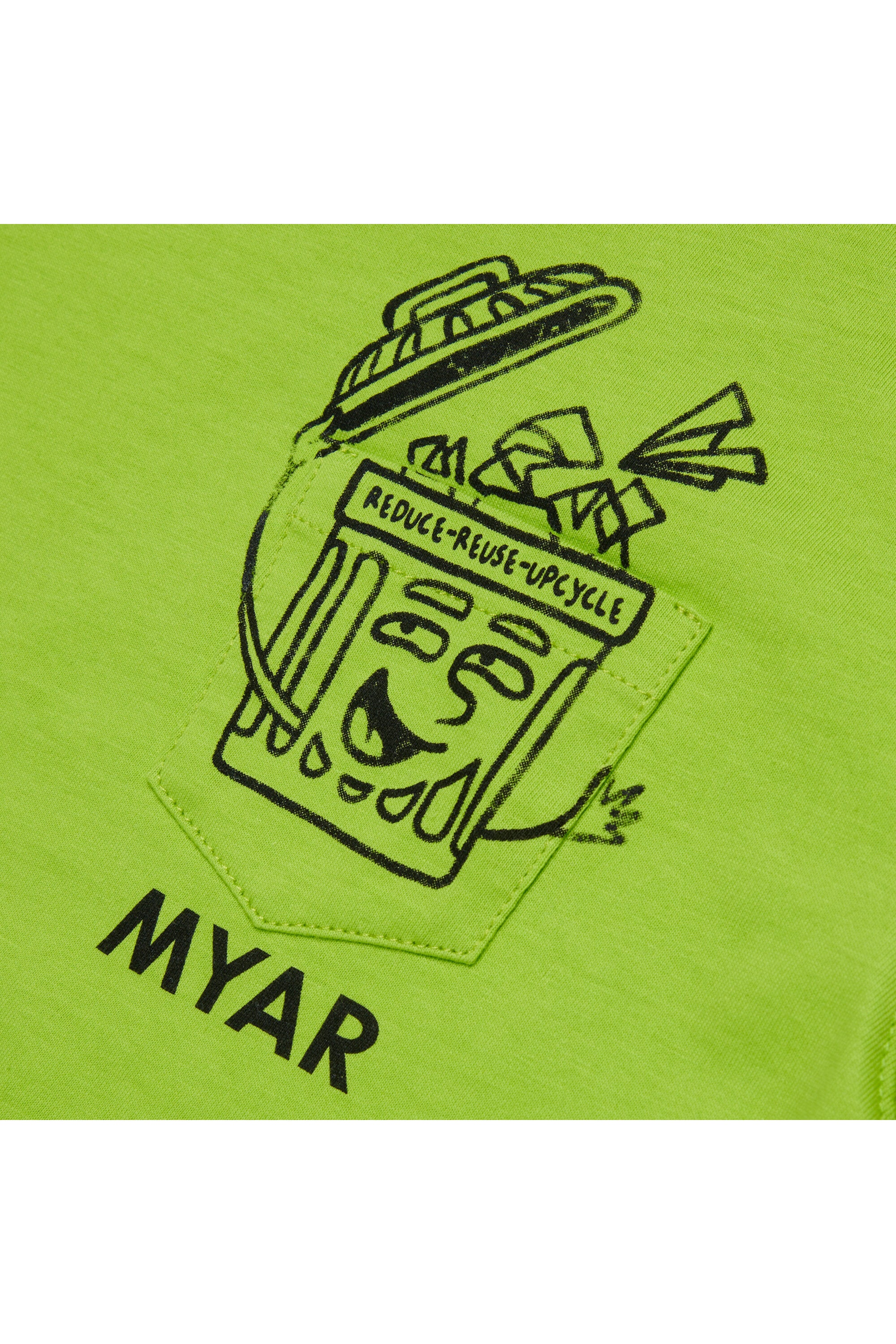 Deadstock cotton T-shirt with pocket