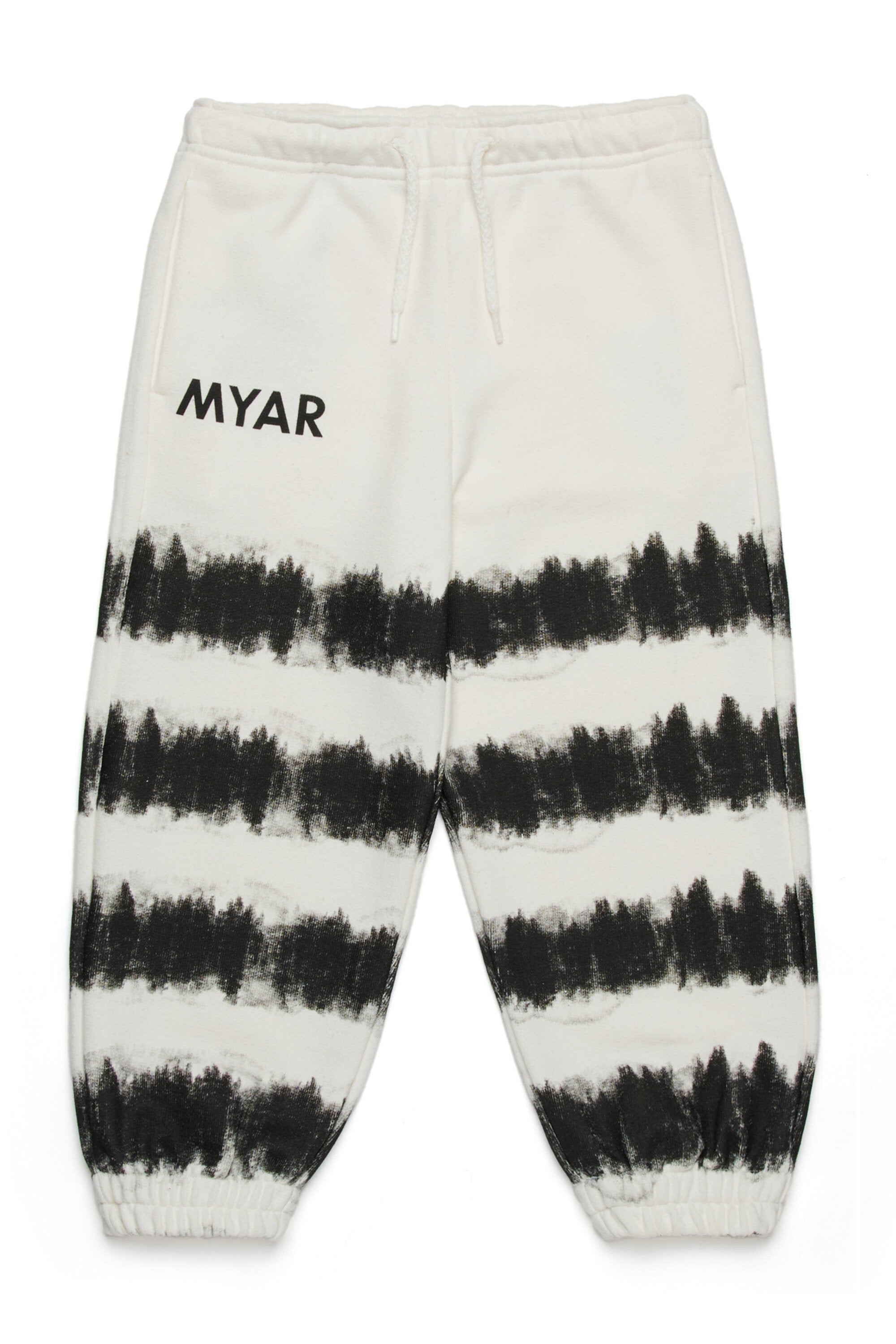 Deadstock sweatpants with tye-die effect