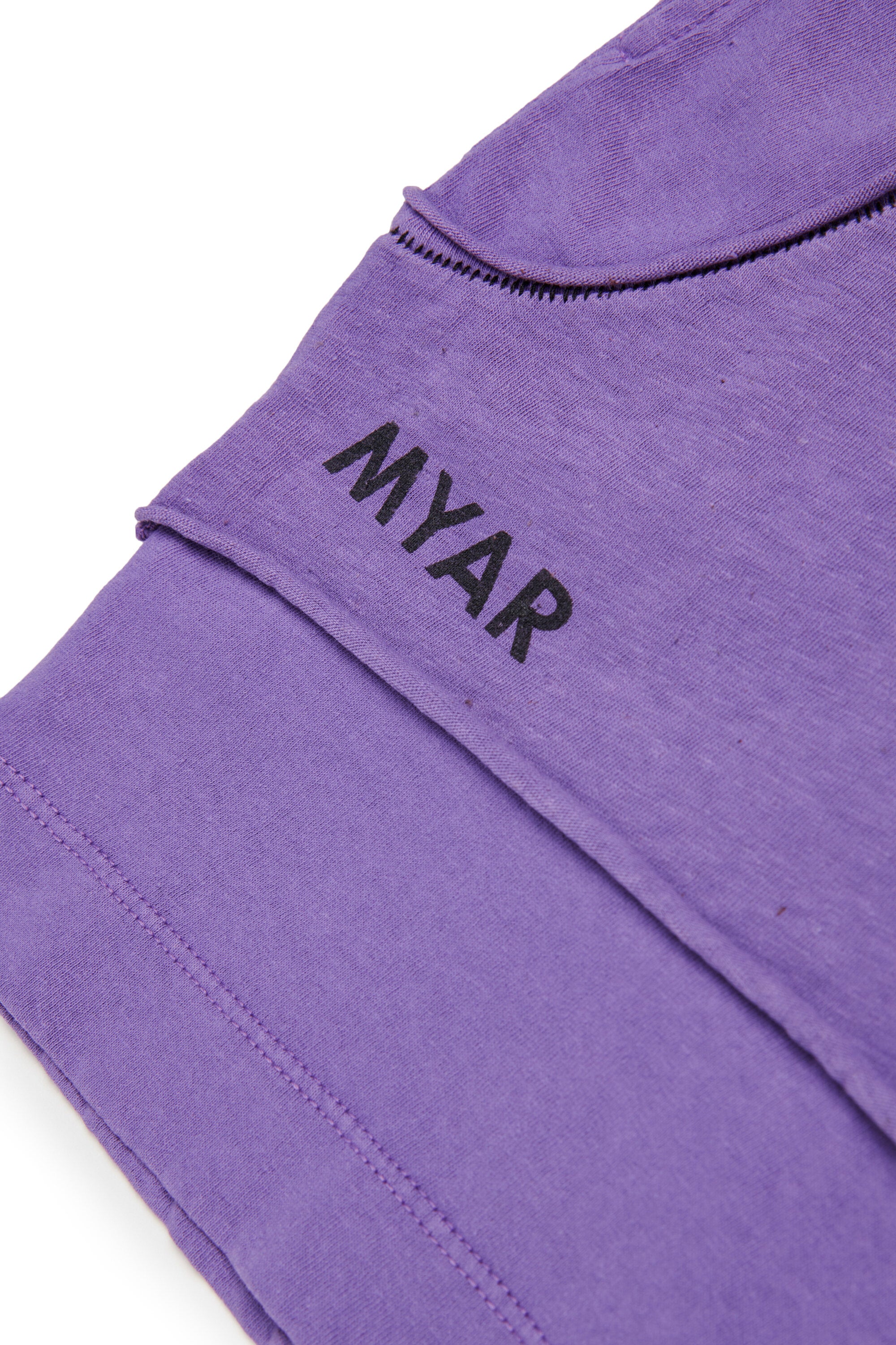 Fleece shorts with logo