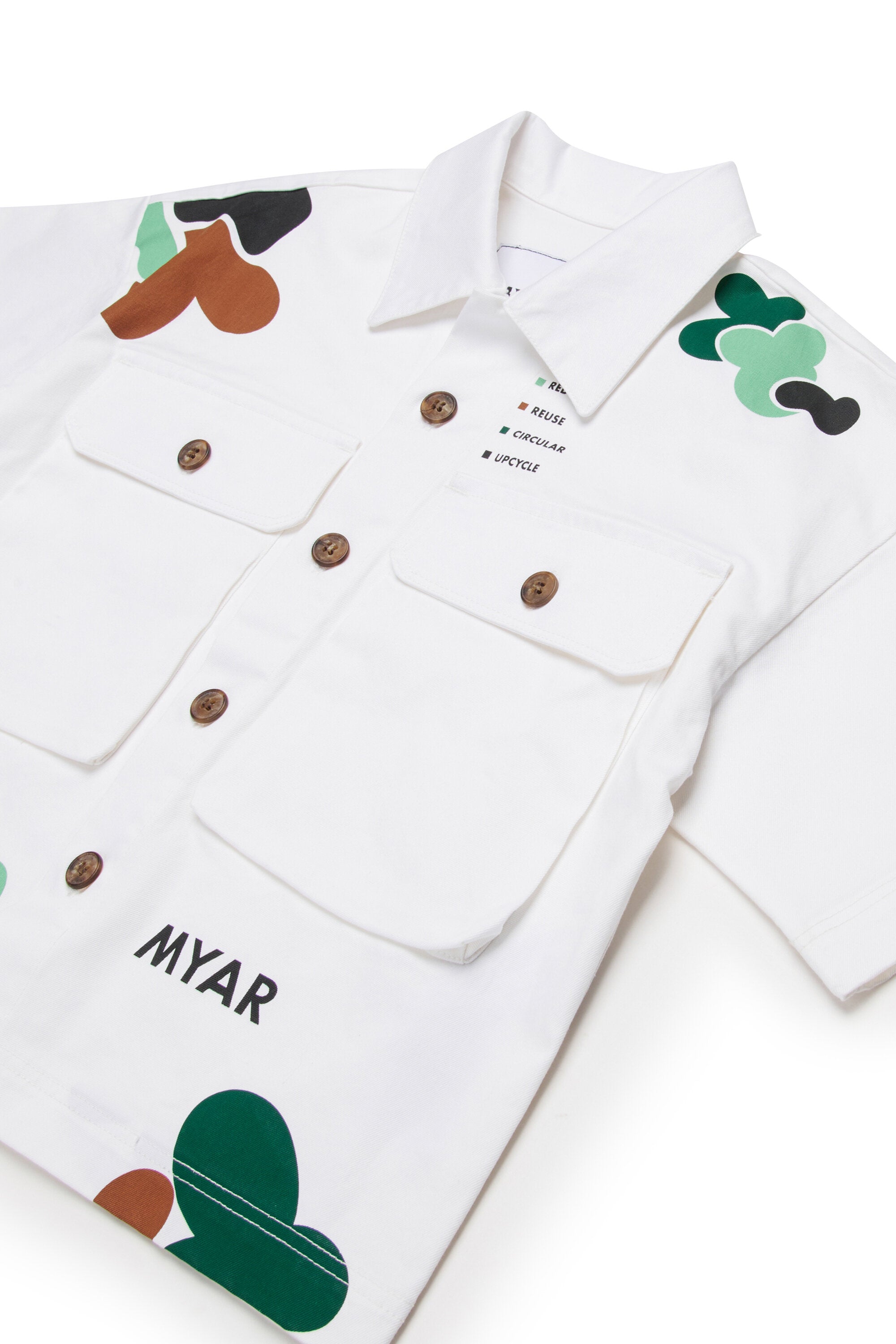 Camisa de manga corta multibolsillos