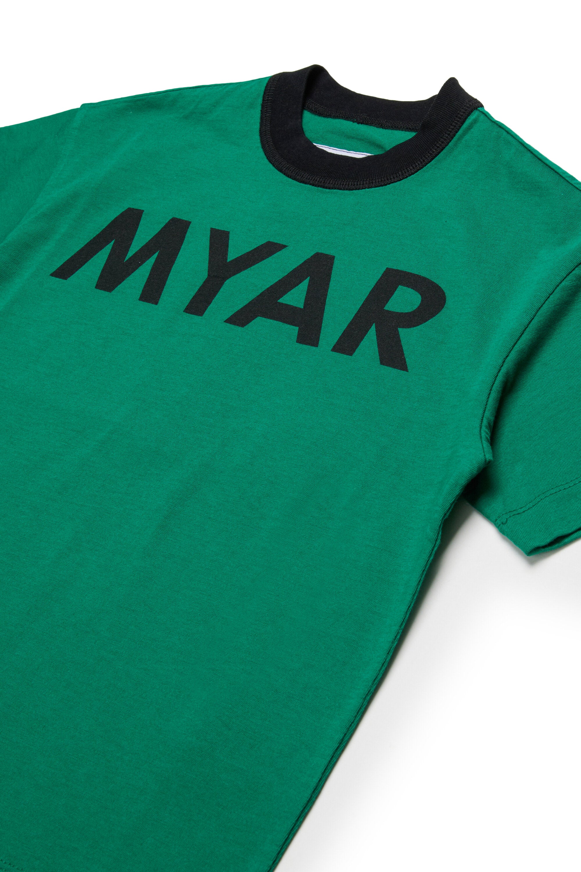 Camiseta de cuello redondo con logo