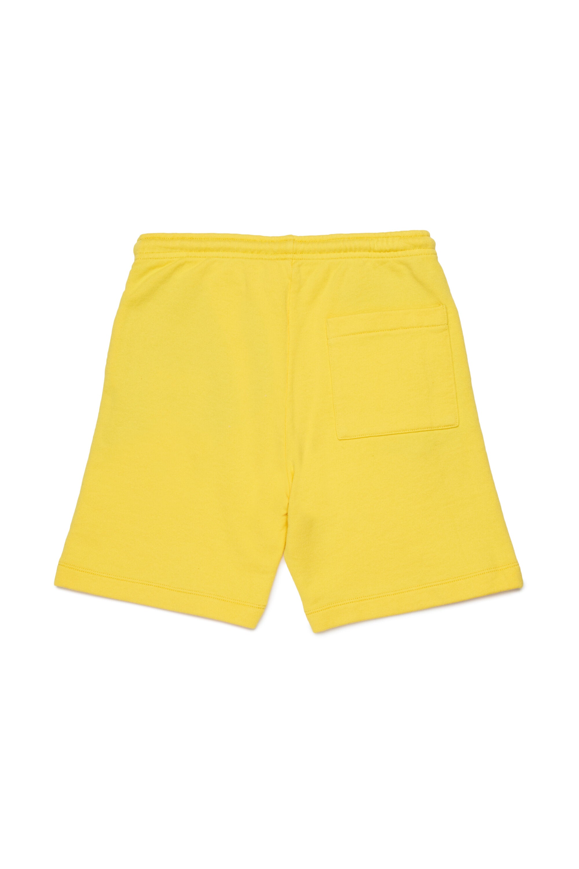 Fleece shorts with logo