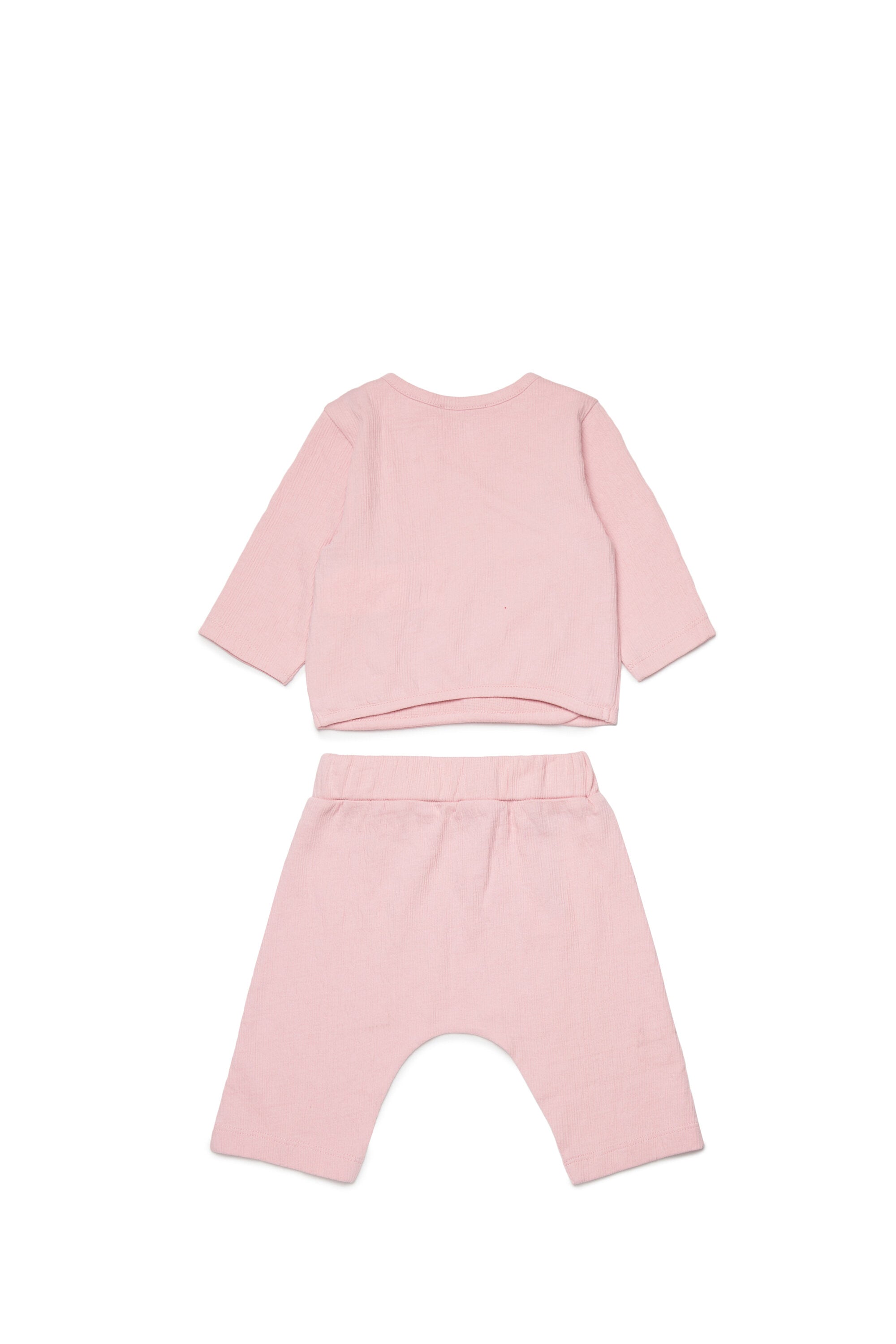 Baby jumpsuit with logo