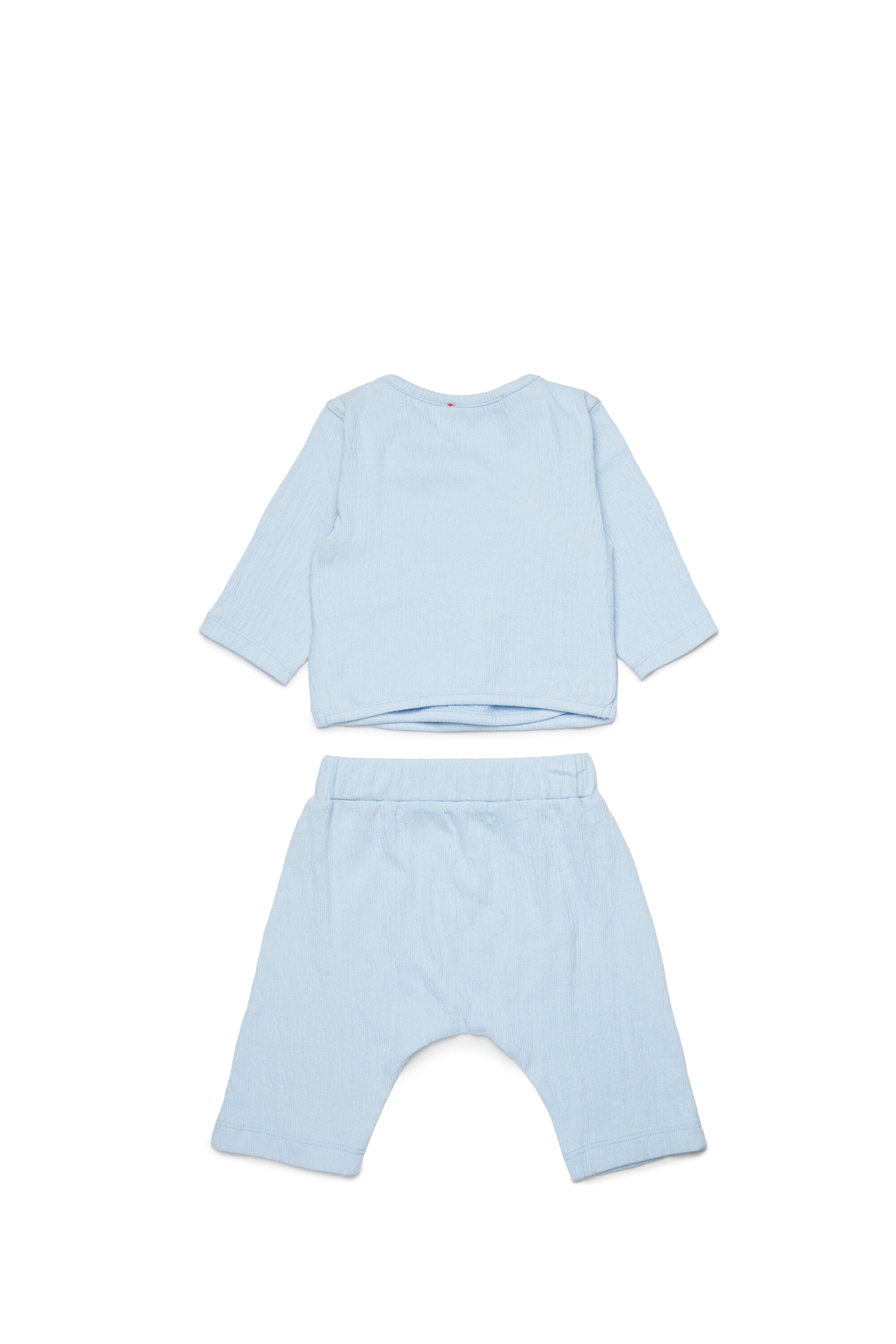 Baby jumpsuit with logo