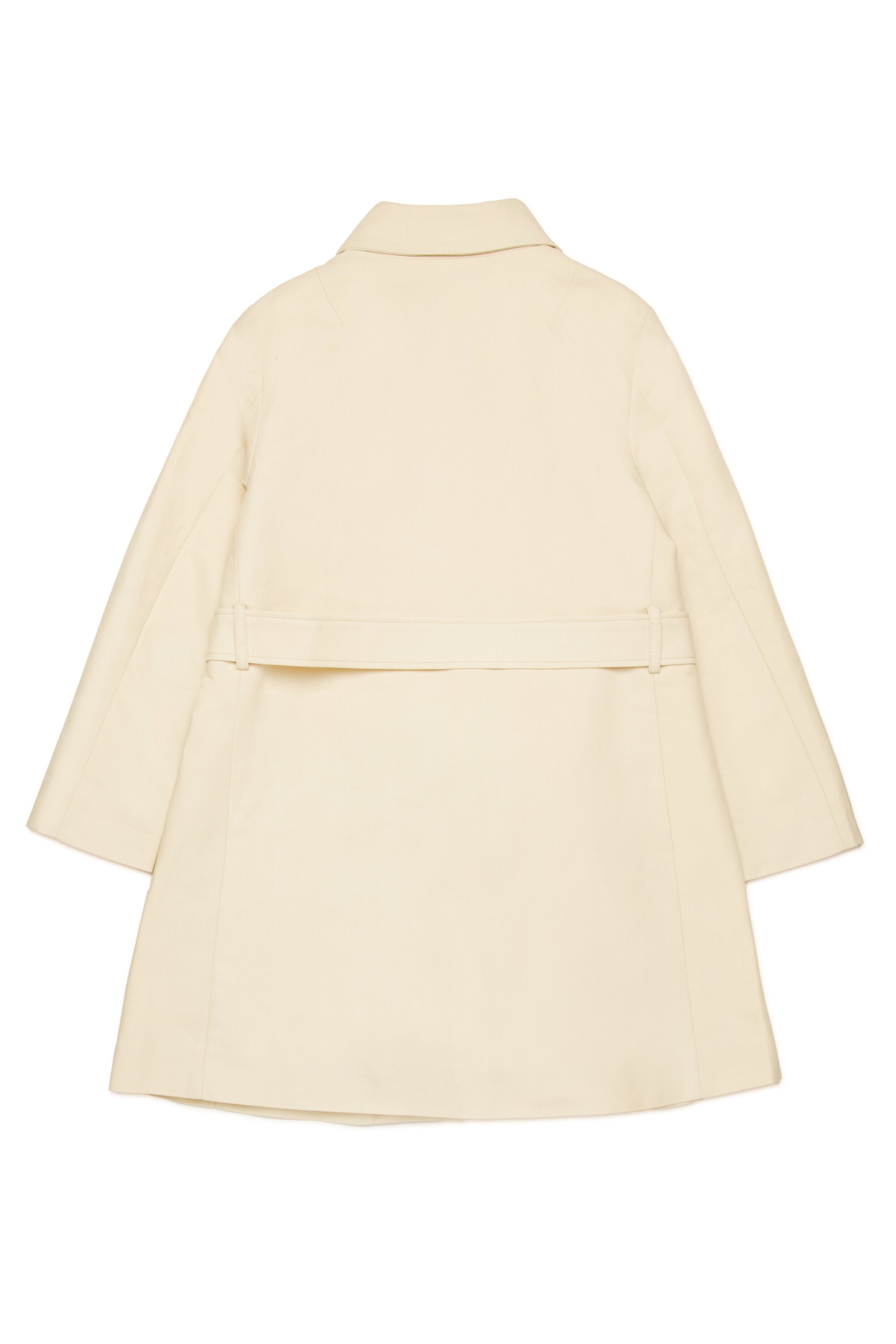 Cotton trench jacket with bow