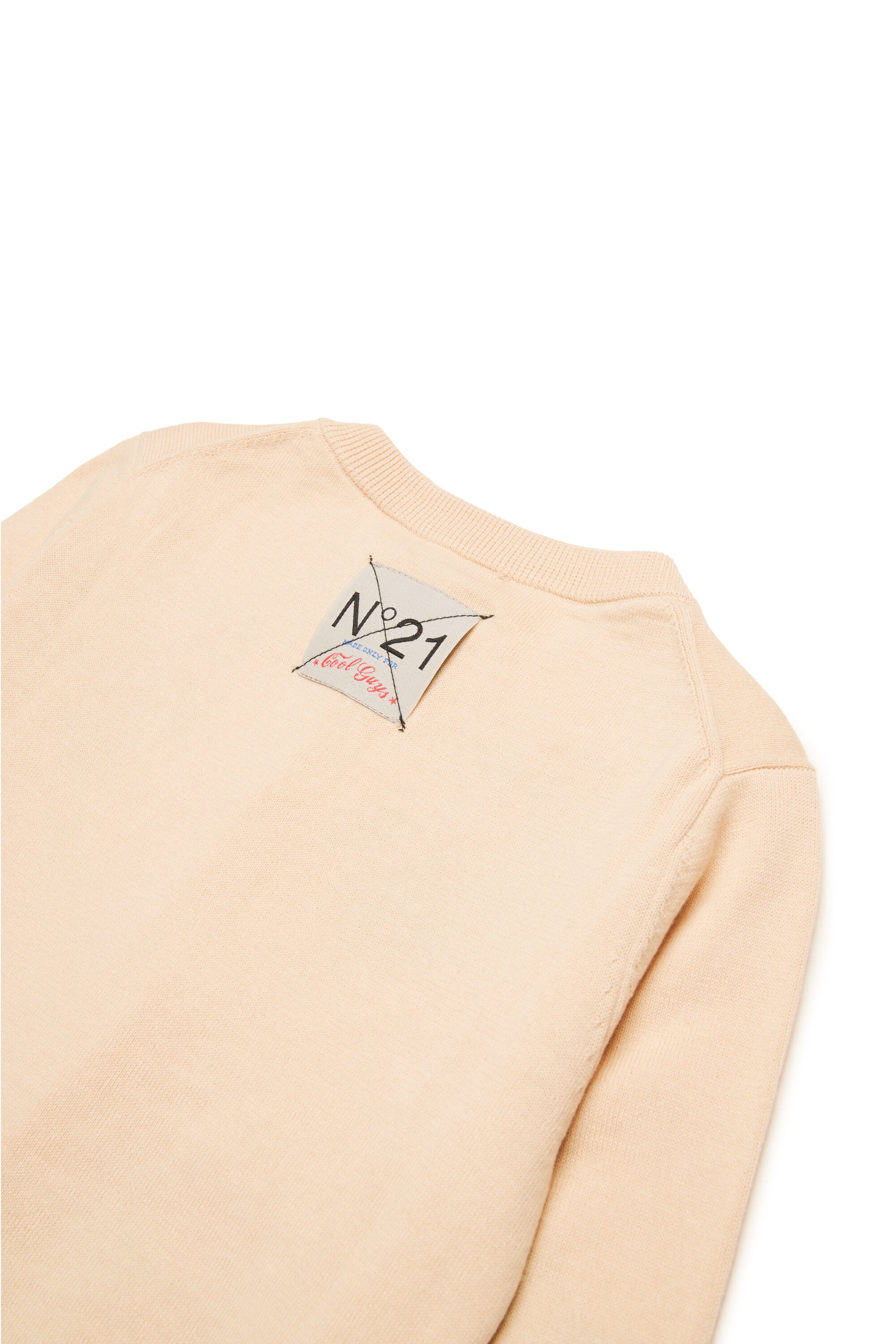 Cárdigan de algodón con incrustación Palmeras