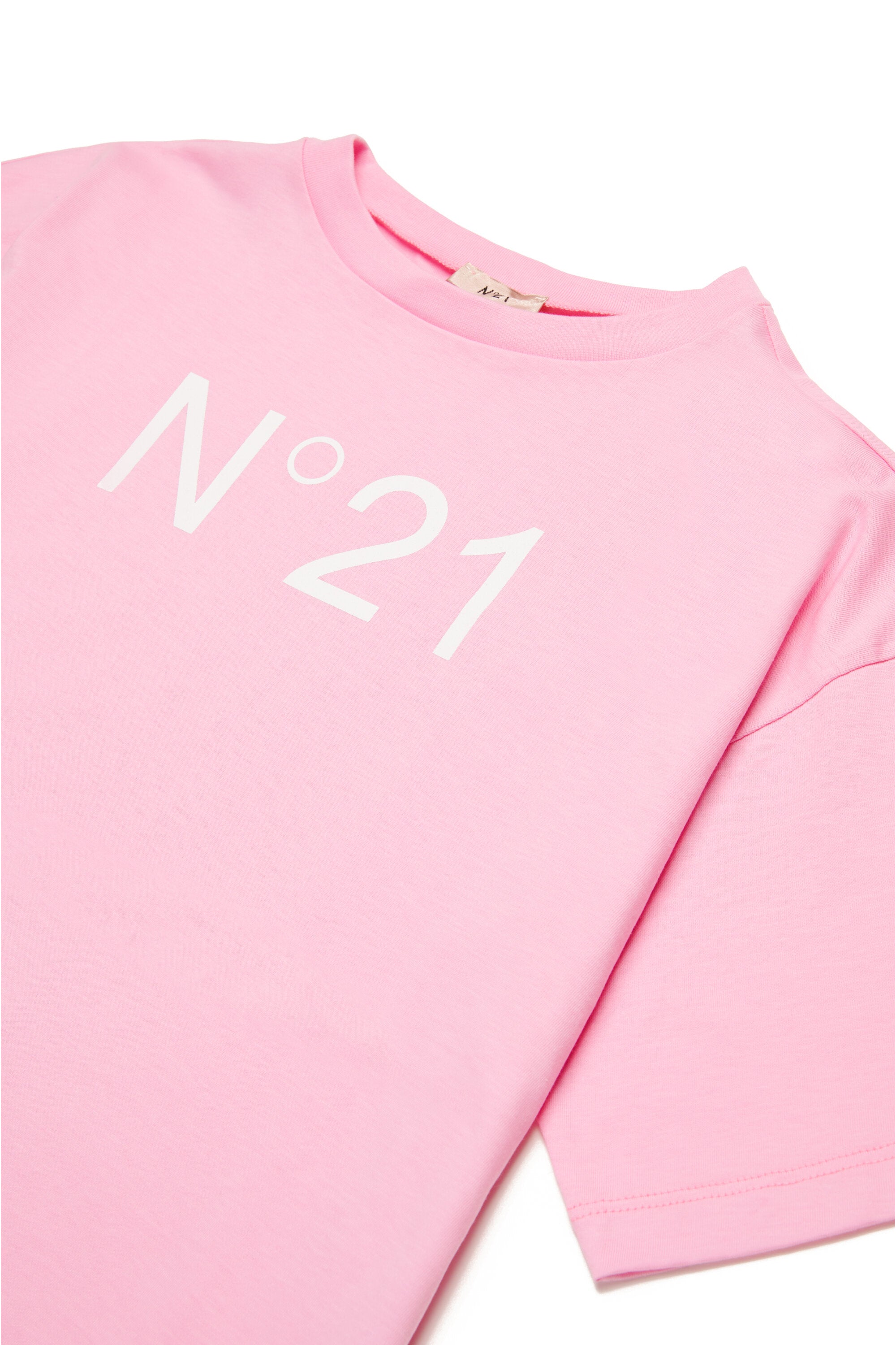 Branded jersey cover-up dress