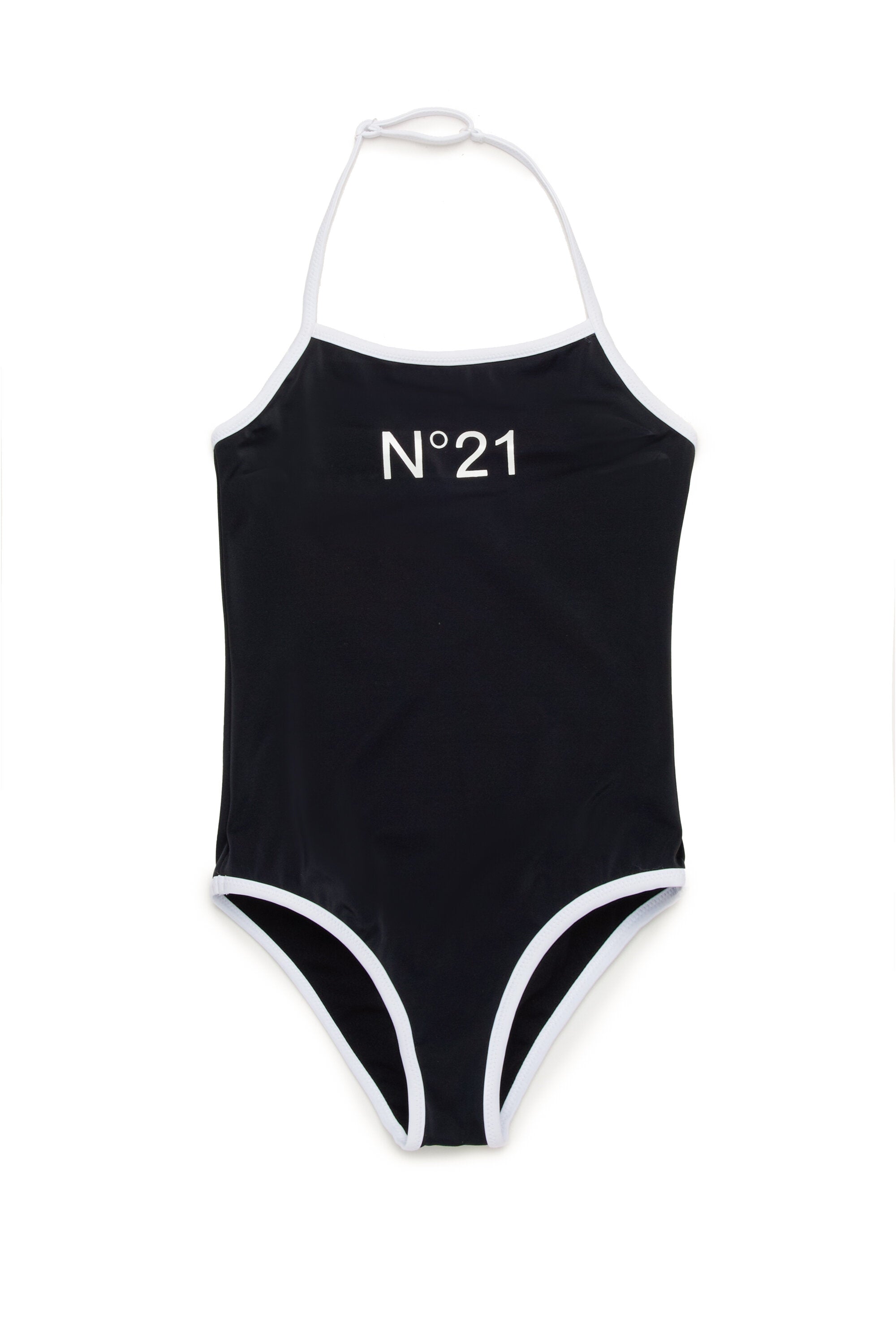 One-piece branded swimsuit