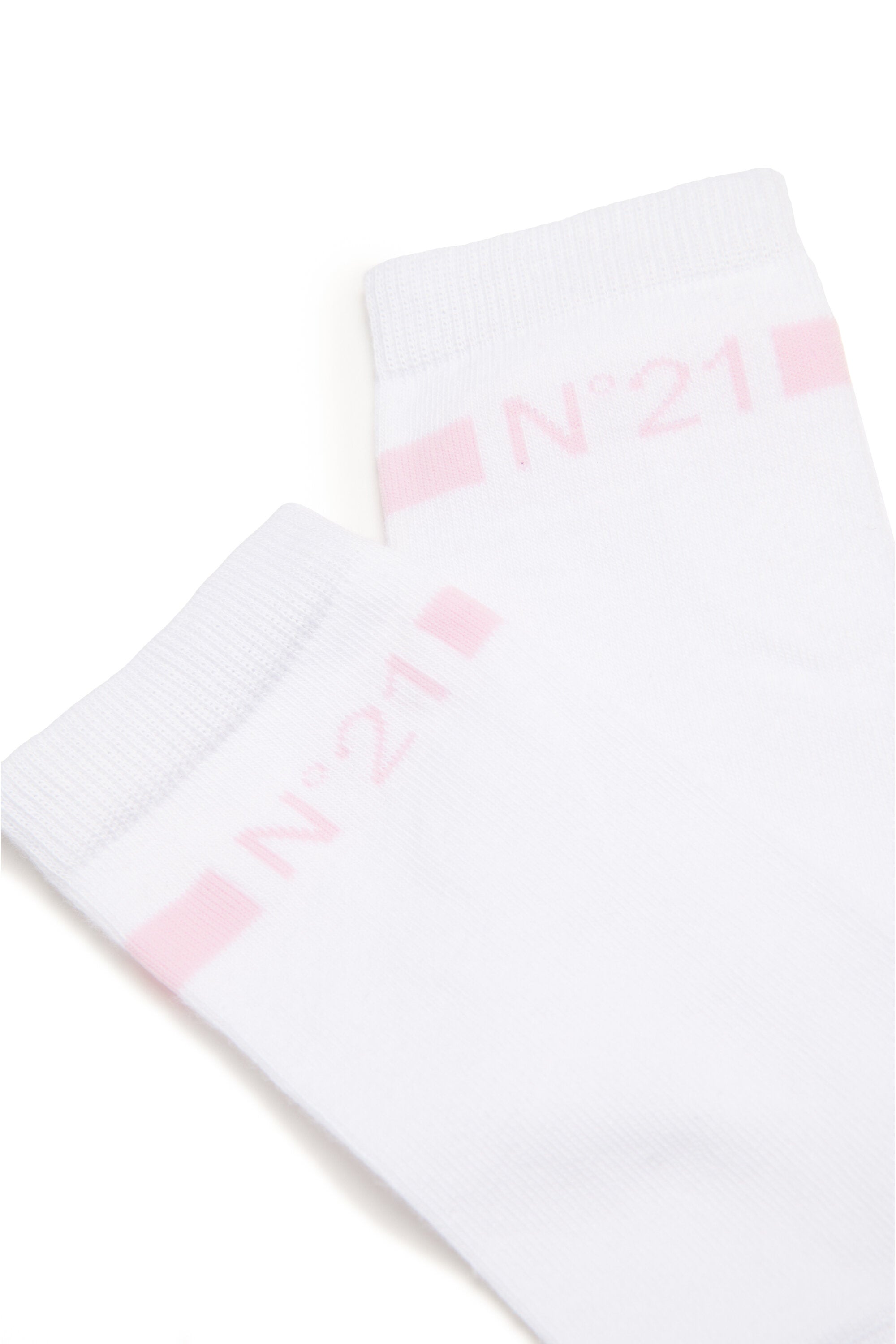 Socks branded with institutional logo
