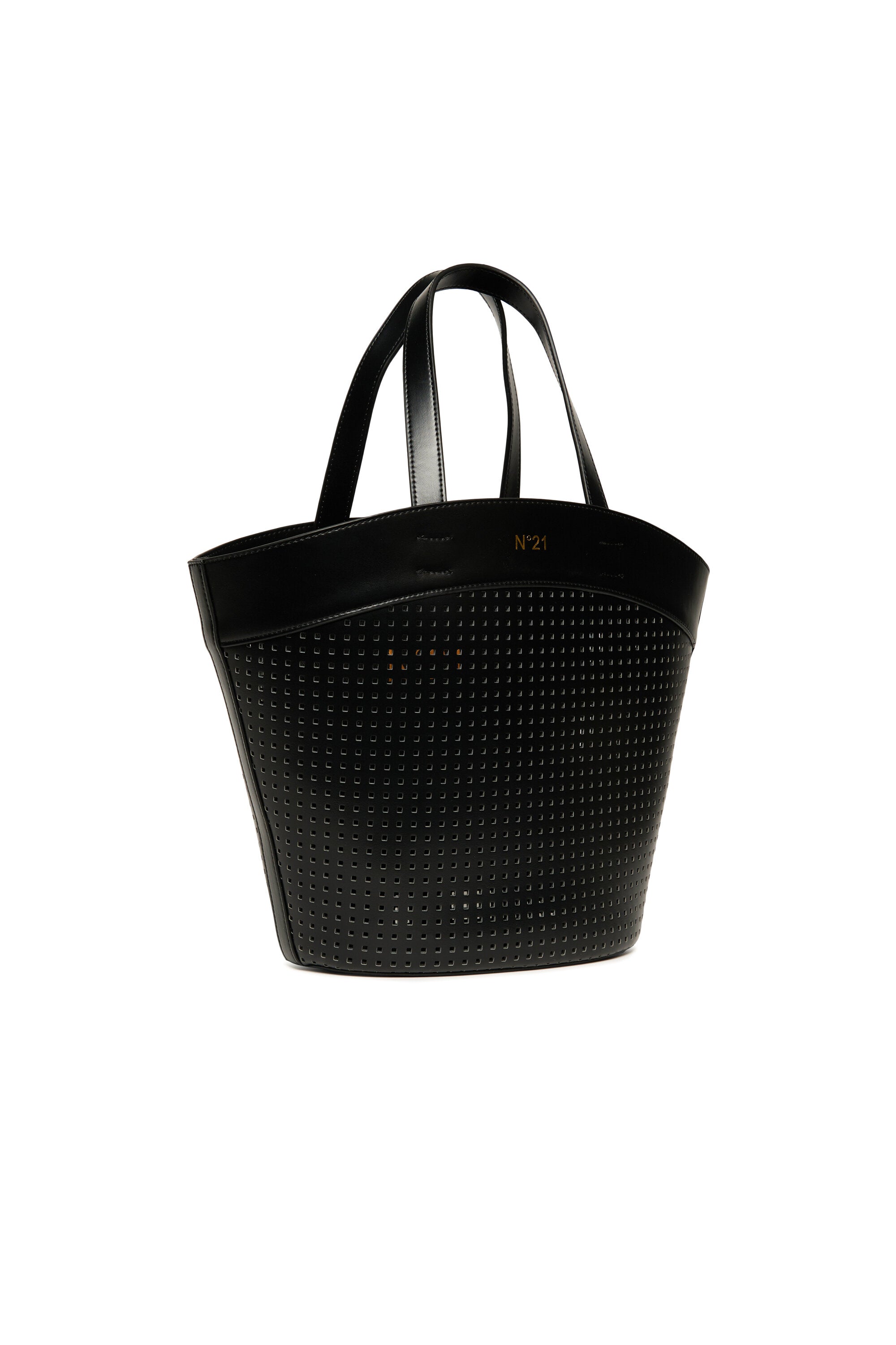Perforated shopper bag