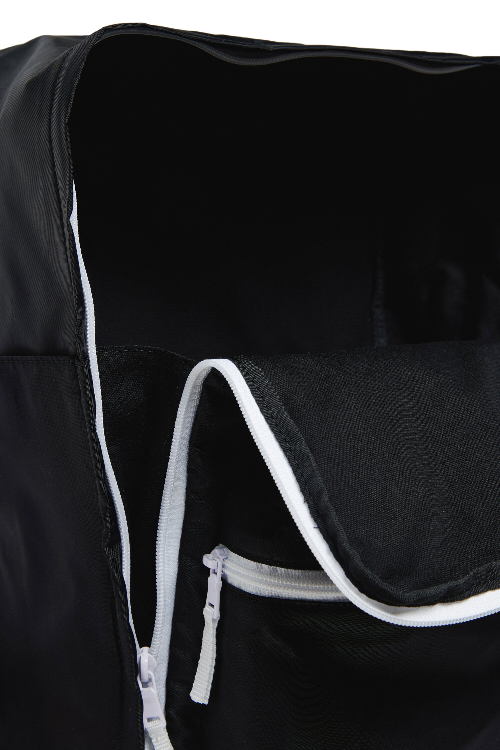 Backpack with branded tape