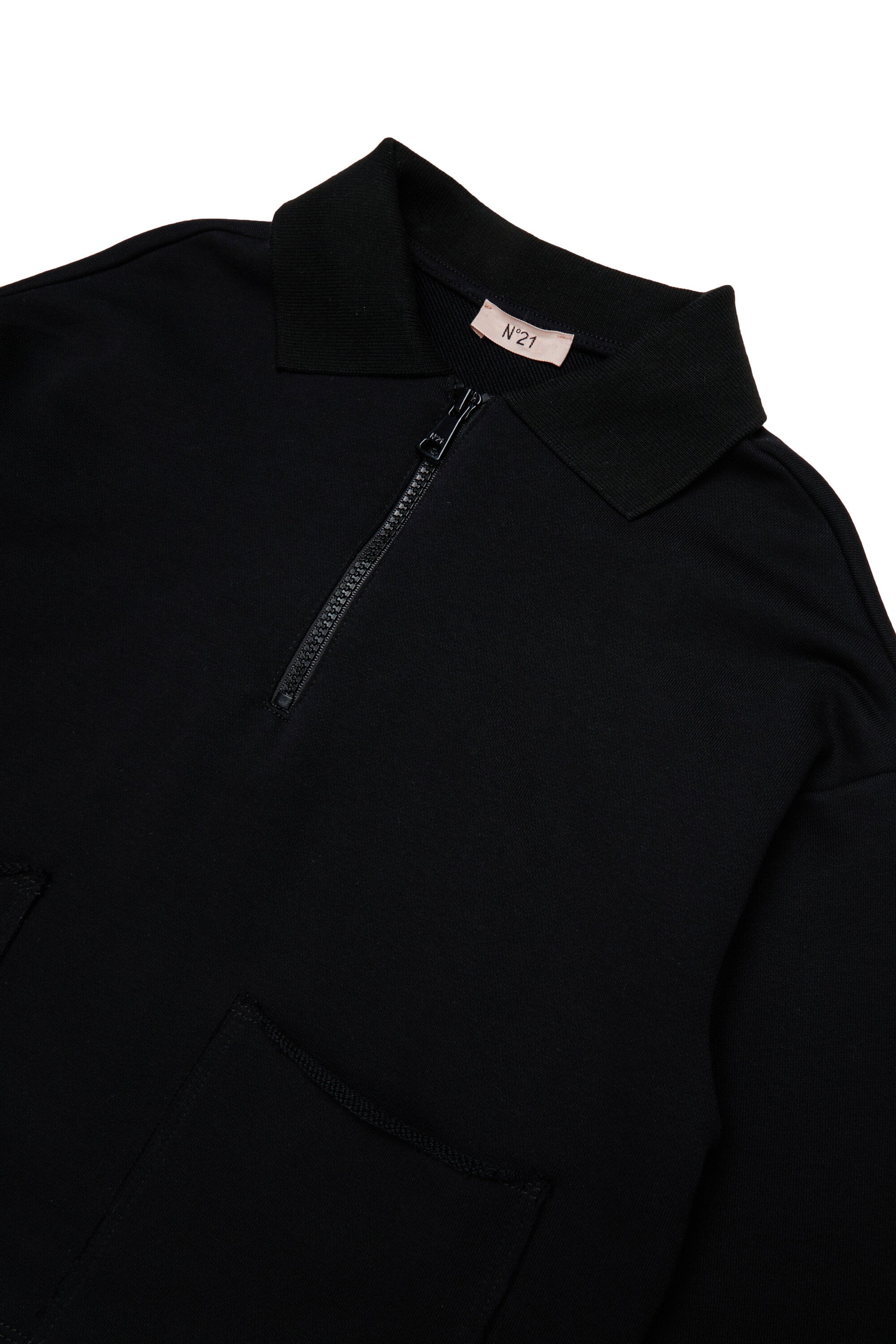 Sudadera con cremallera y estampado I Love N°21