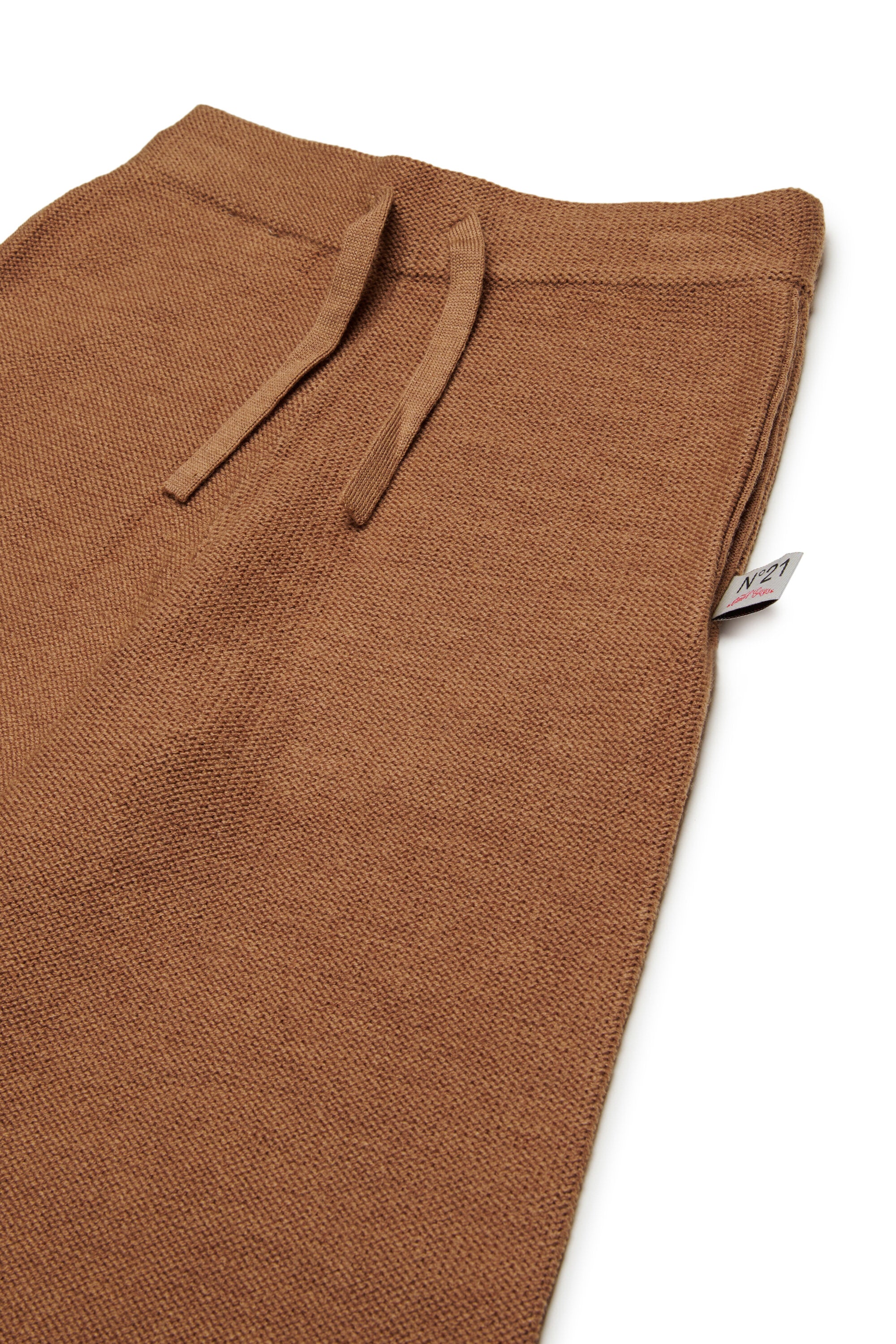 Pantalones wide leg en mezcla de lana