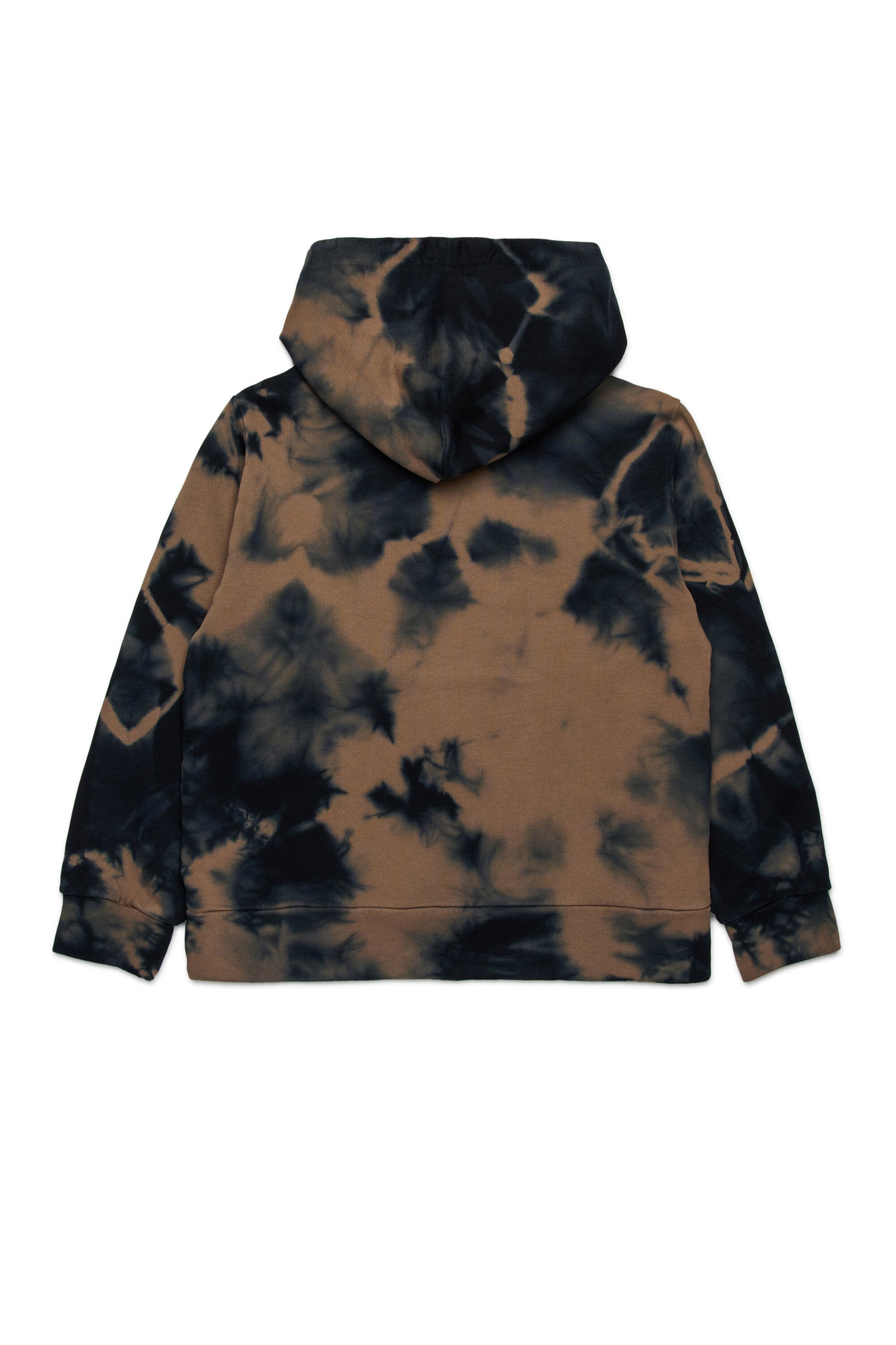 Sudadera tie-dye de algodón con capucha