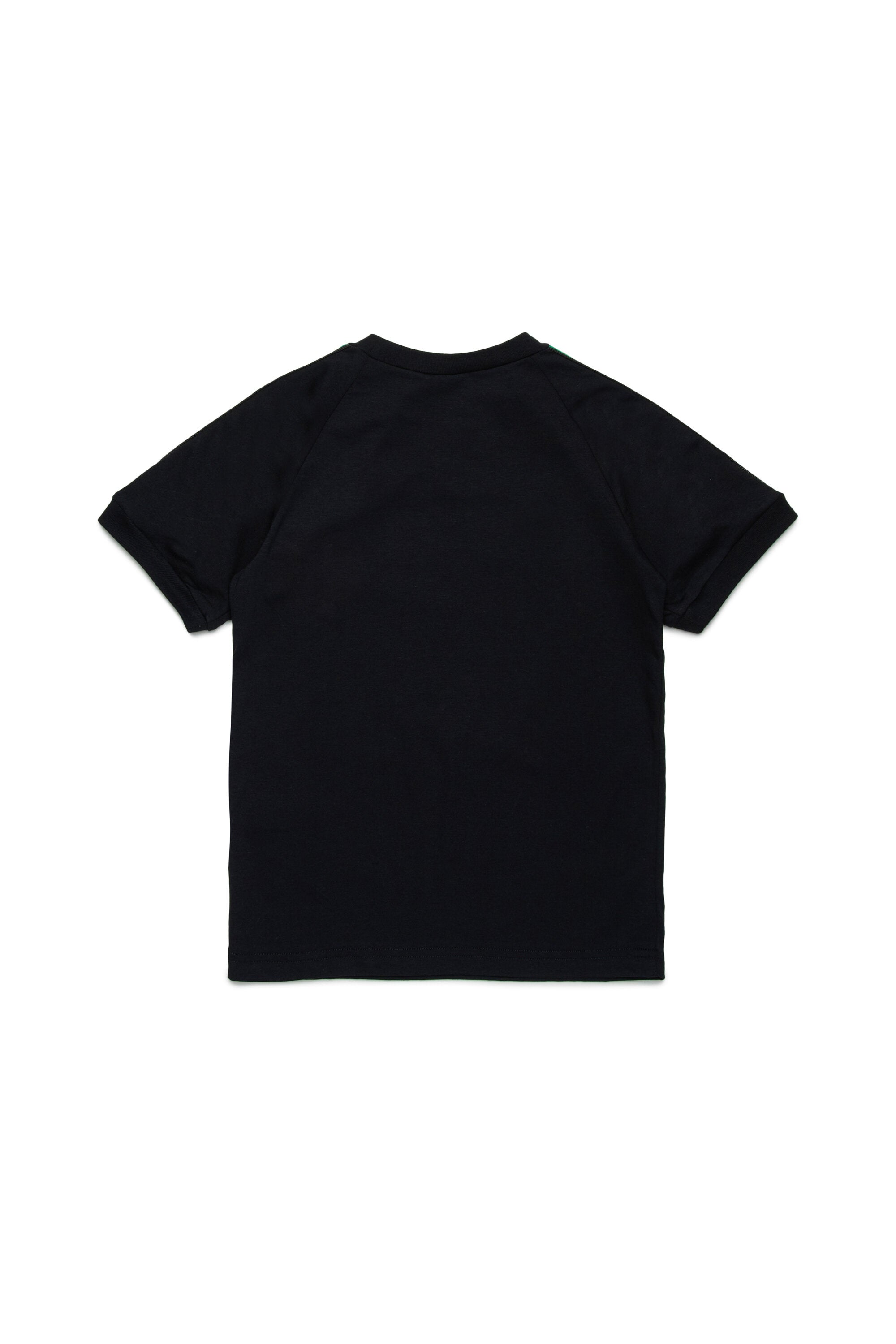 Jersey T-shirt with multicolor bands