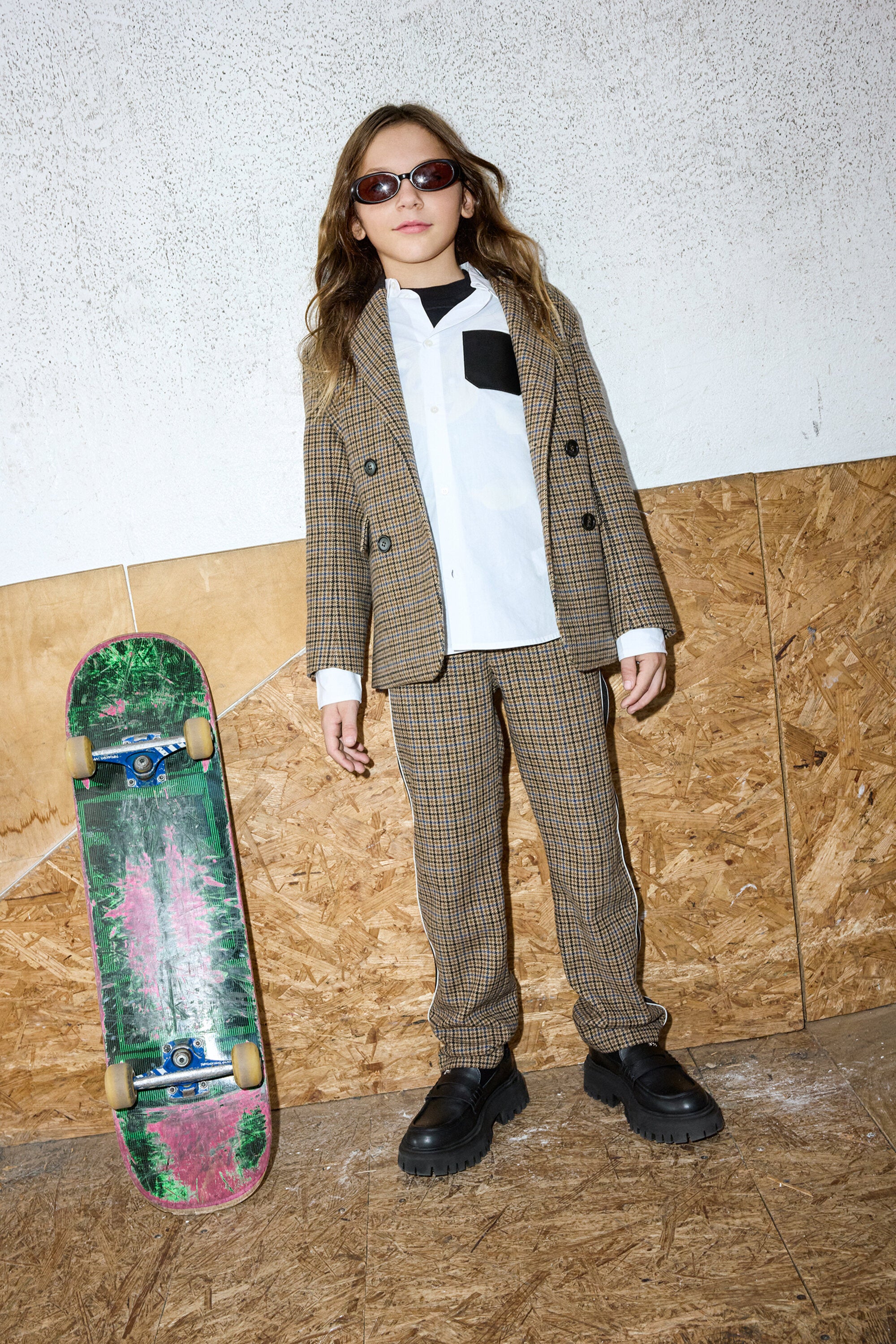 Pantalones rectos Harris Tweed