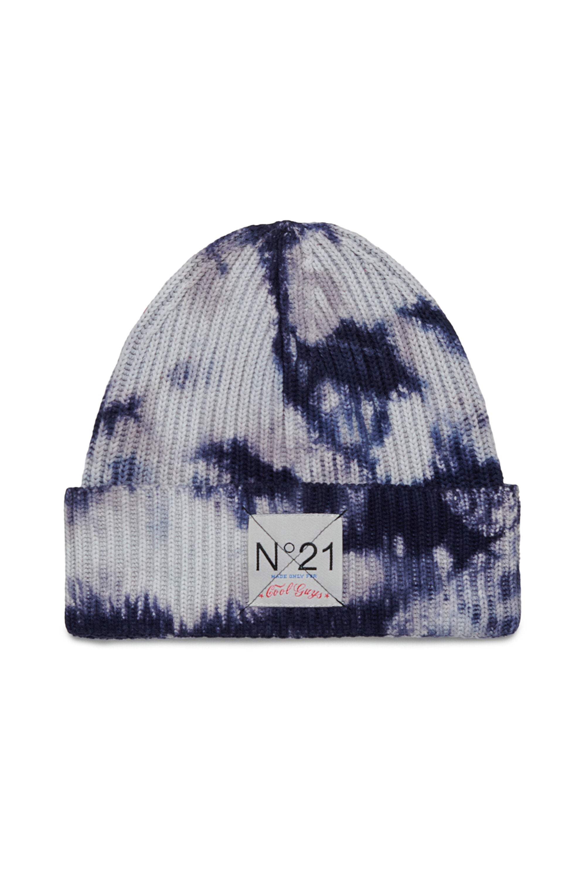 Gorro de punto tie-dye