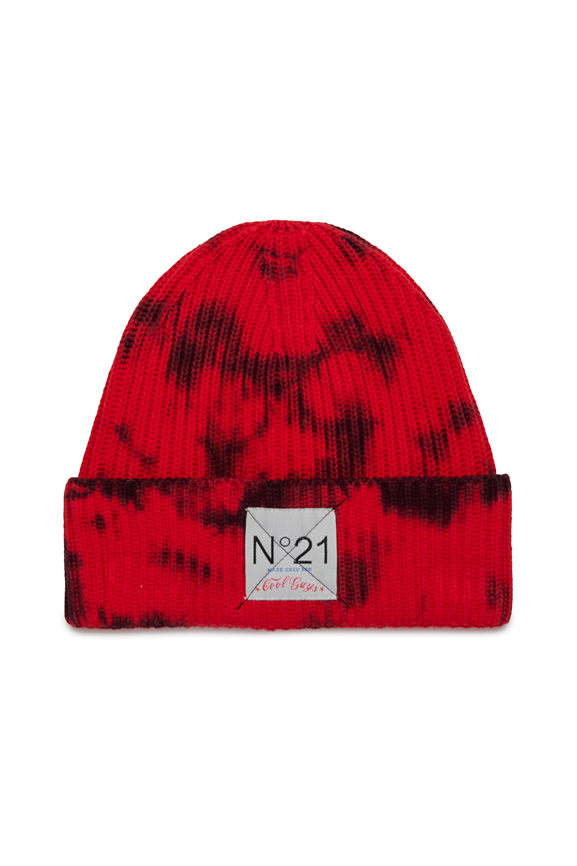 Gorro de punto tie-dye