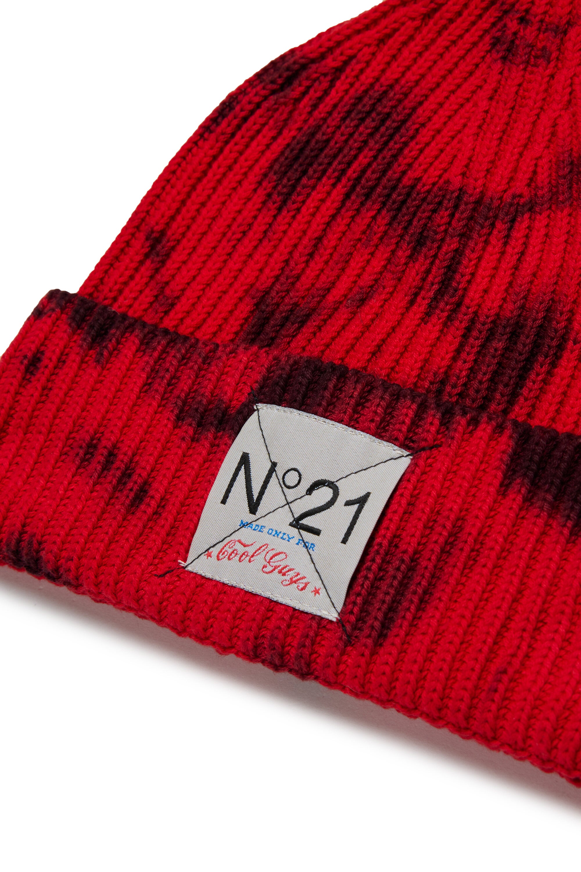 Gorro de punto tie-dye