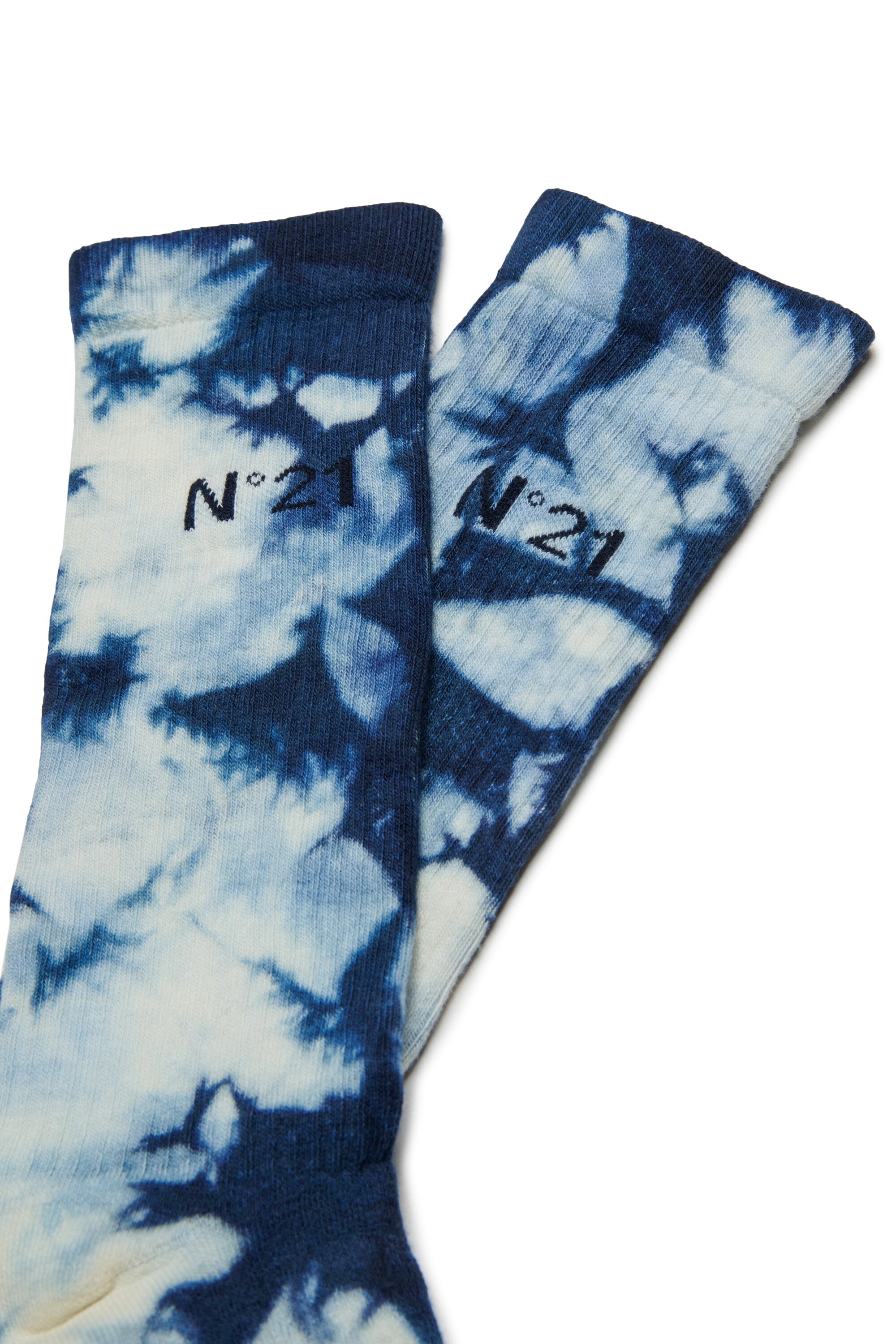 Cotton blend tie-dye socks
