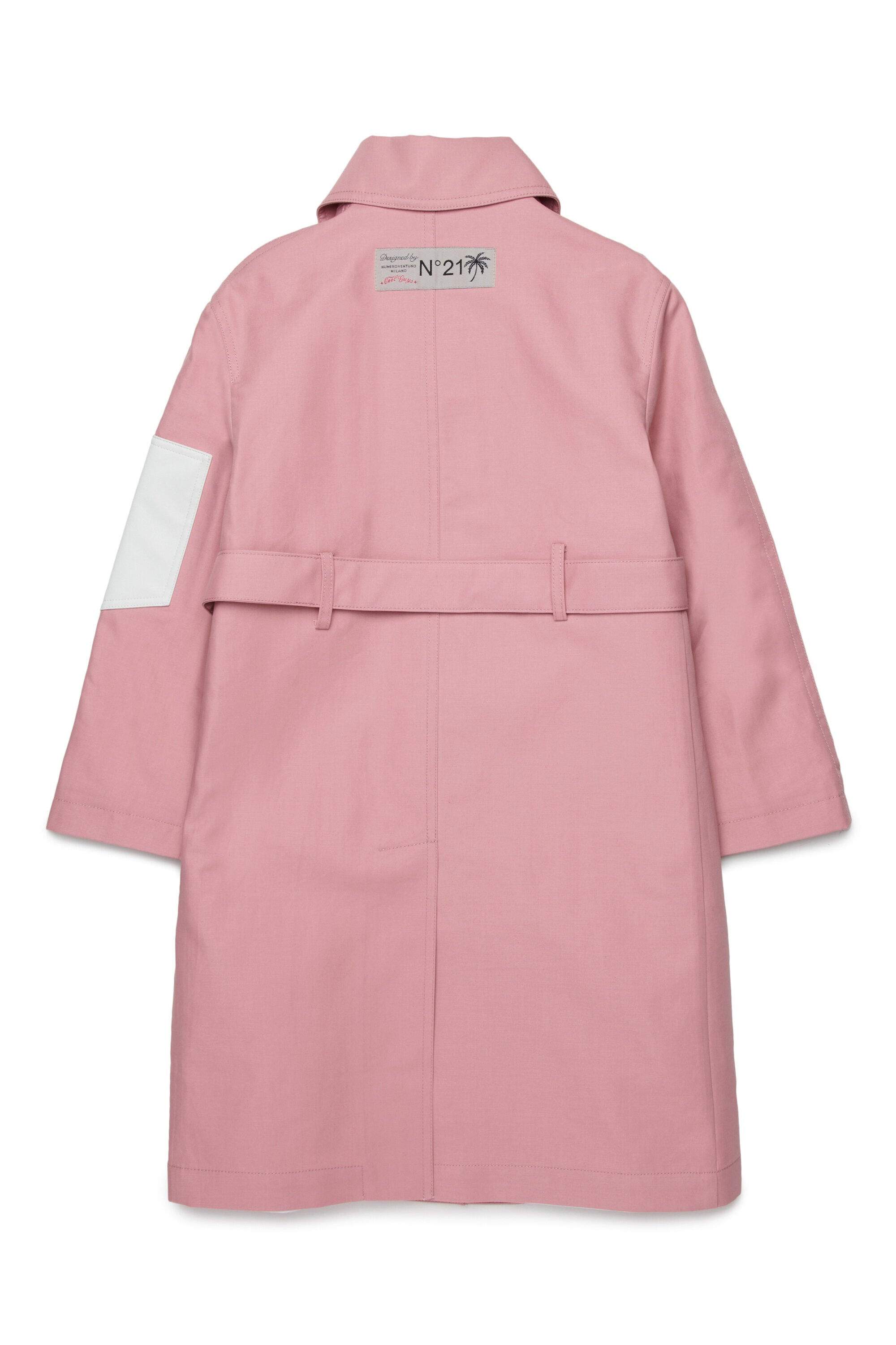 Trench jacket with logo