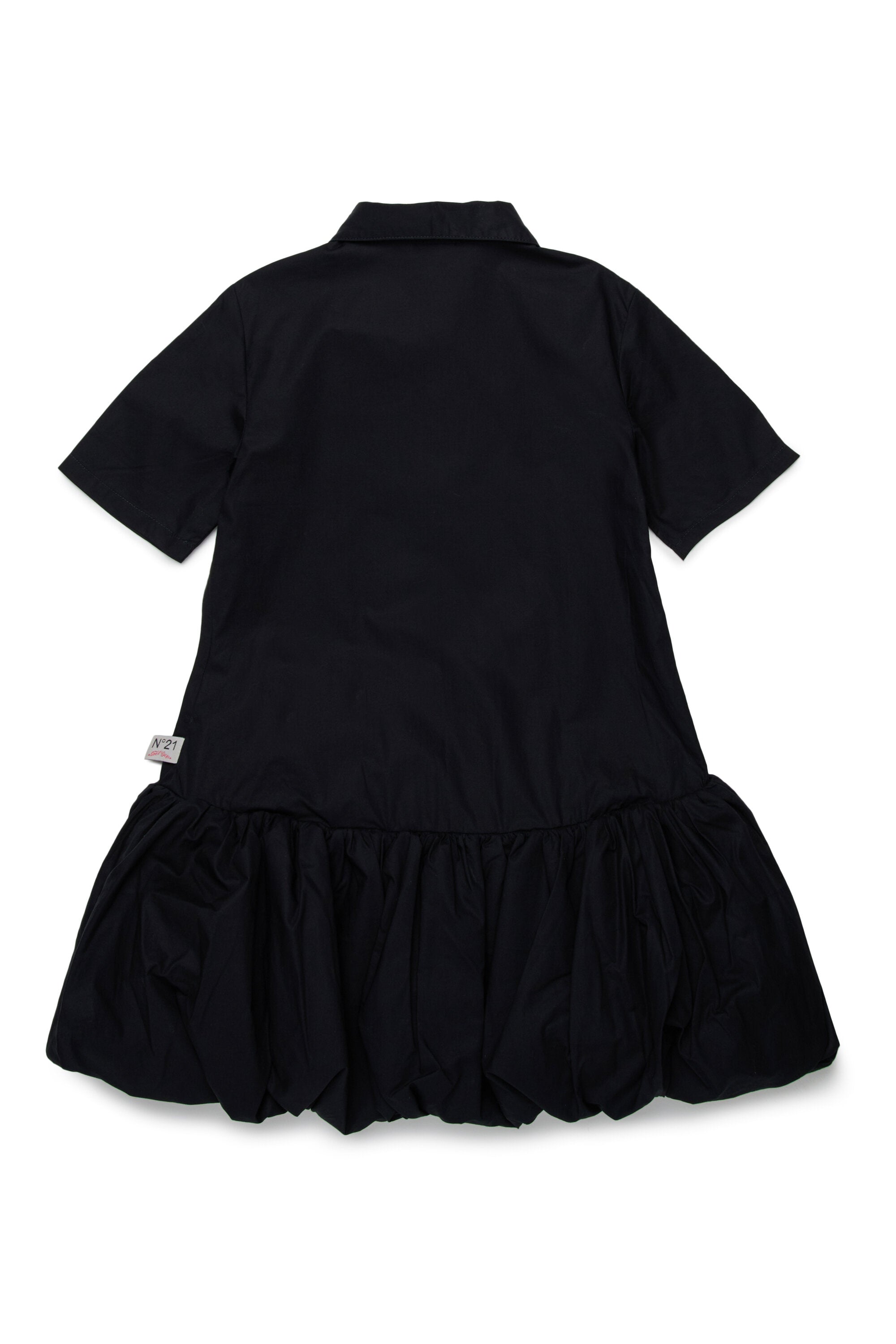 Shirt dress with logo