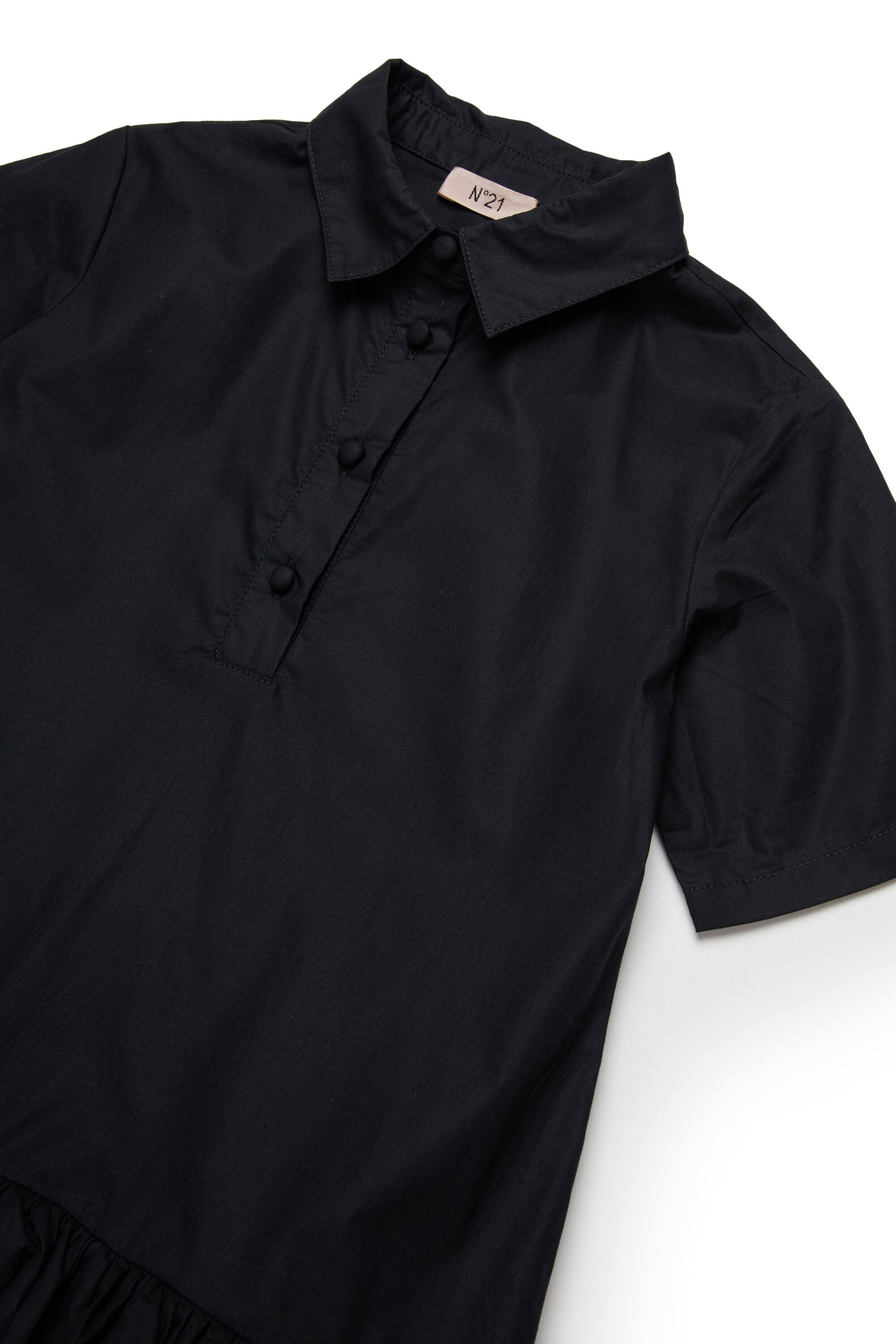 Vestido camisero con logo