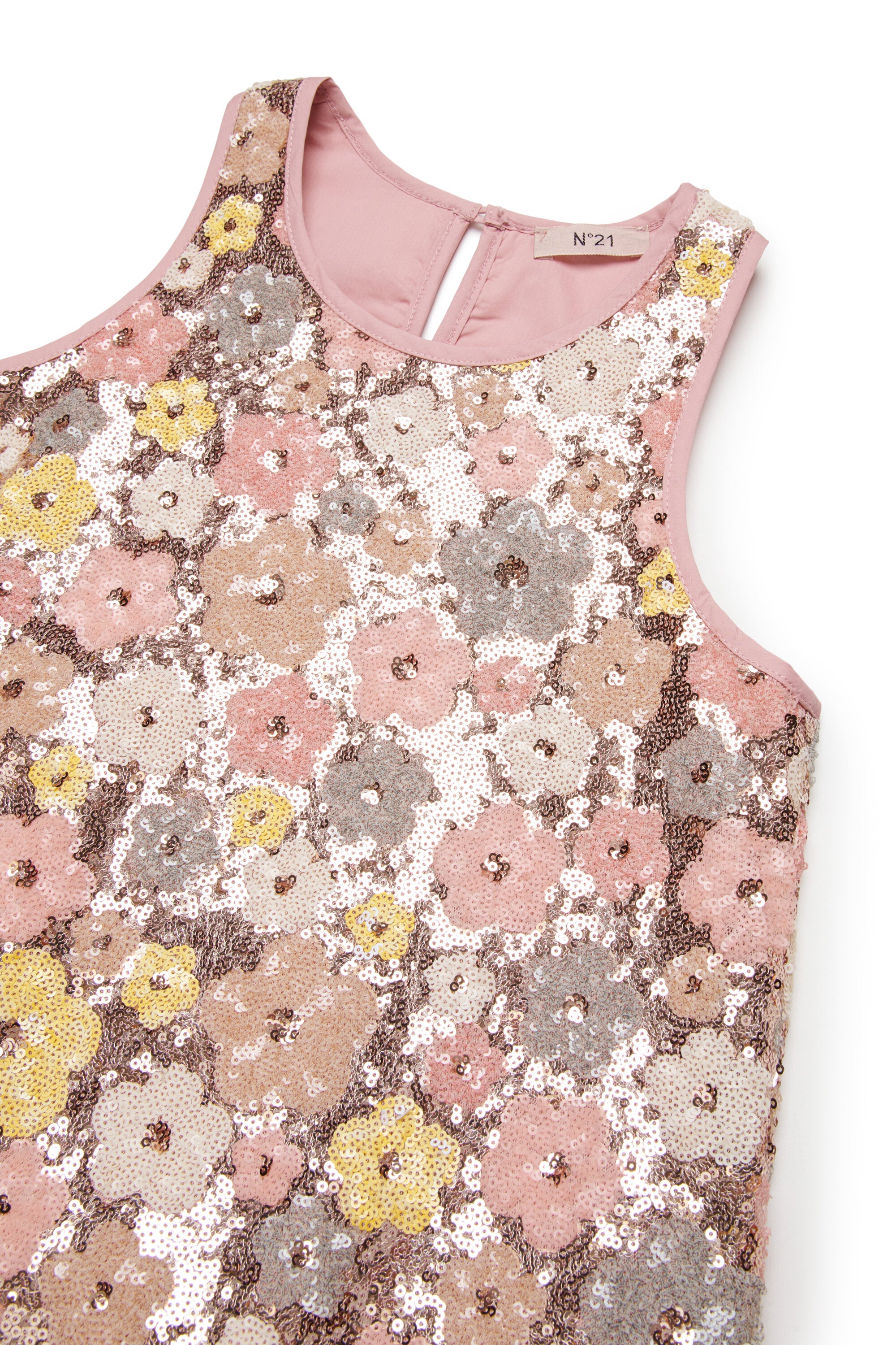 Vestido sin mangas con lentejuelas