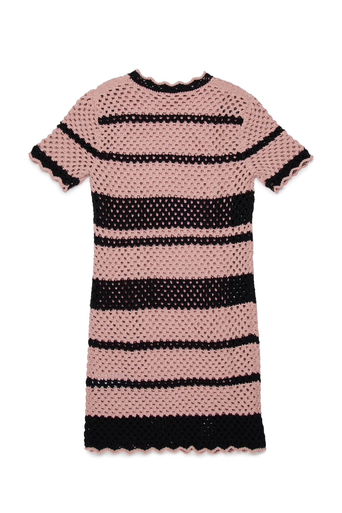 Crochet dress with logo