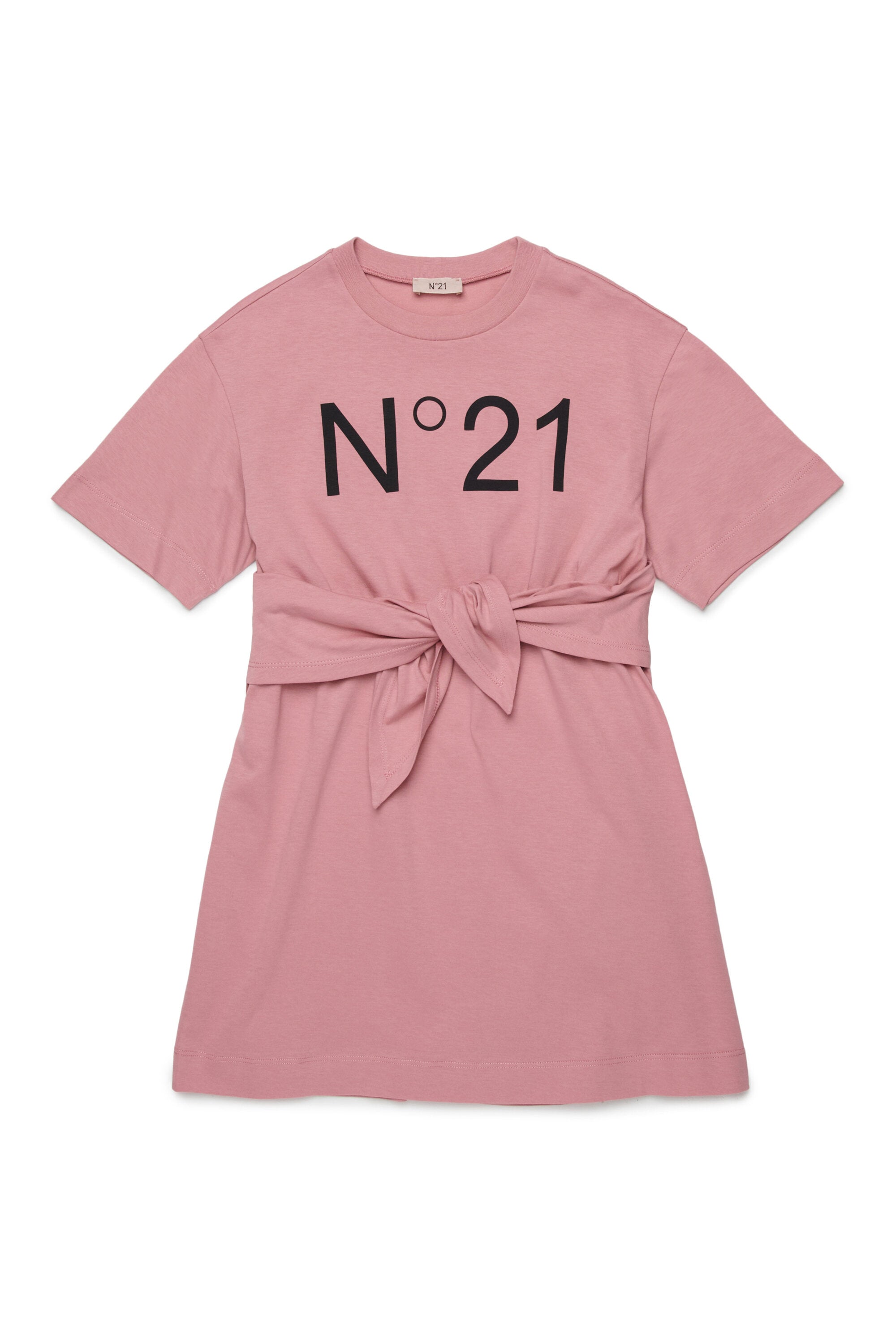 Vestido camiseta con logotipo estampado
