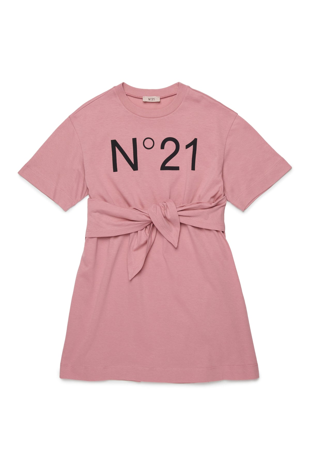 T-shirt dress with printed logo