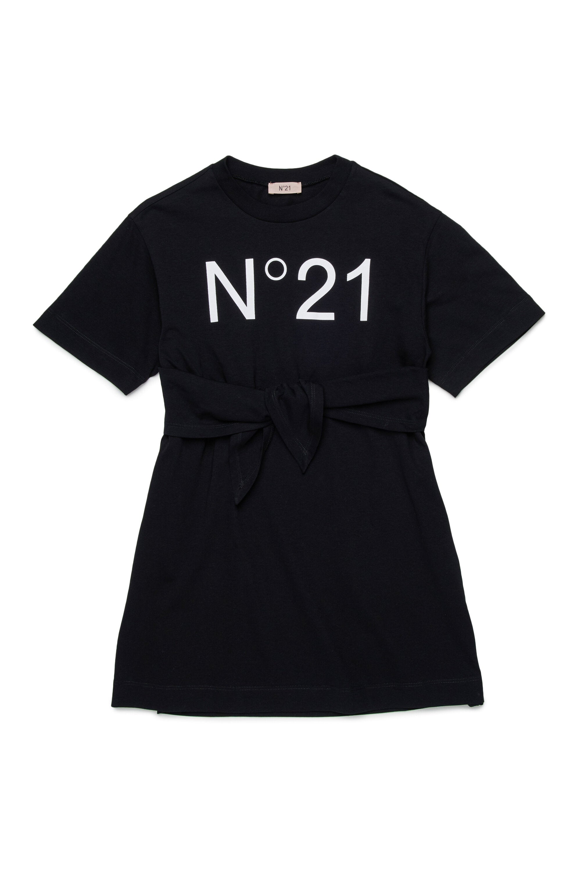 Vestido camiseta con logotipo estampado