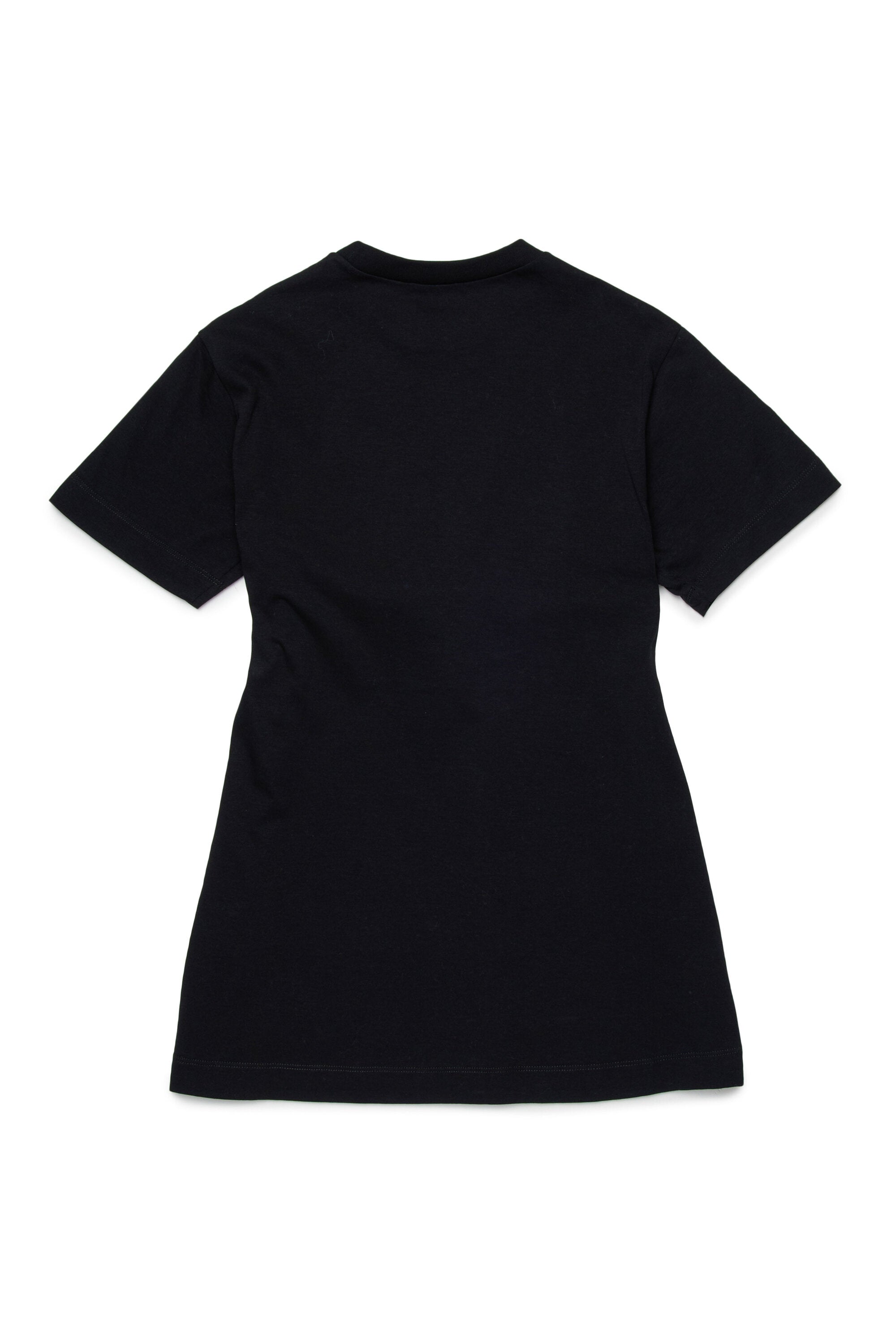 T-shirt dress with printed logo