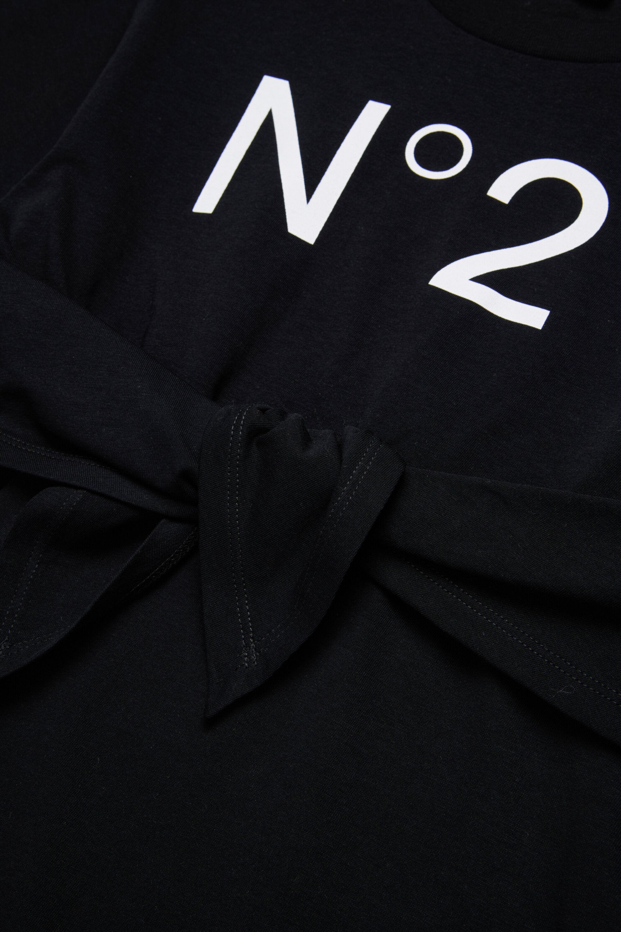 Vestido camiseta con logotipo estampado